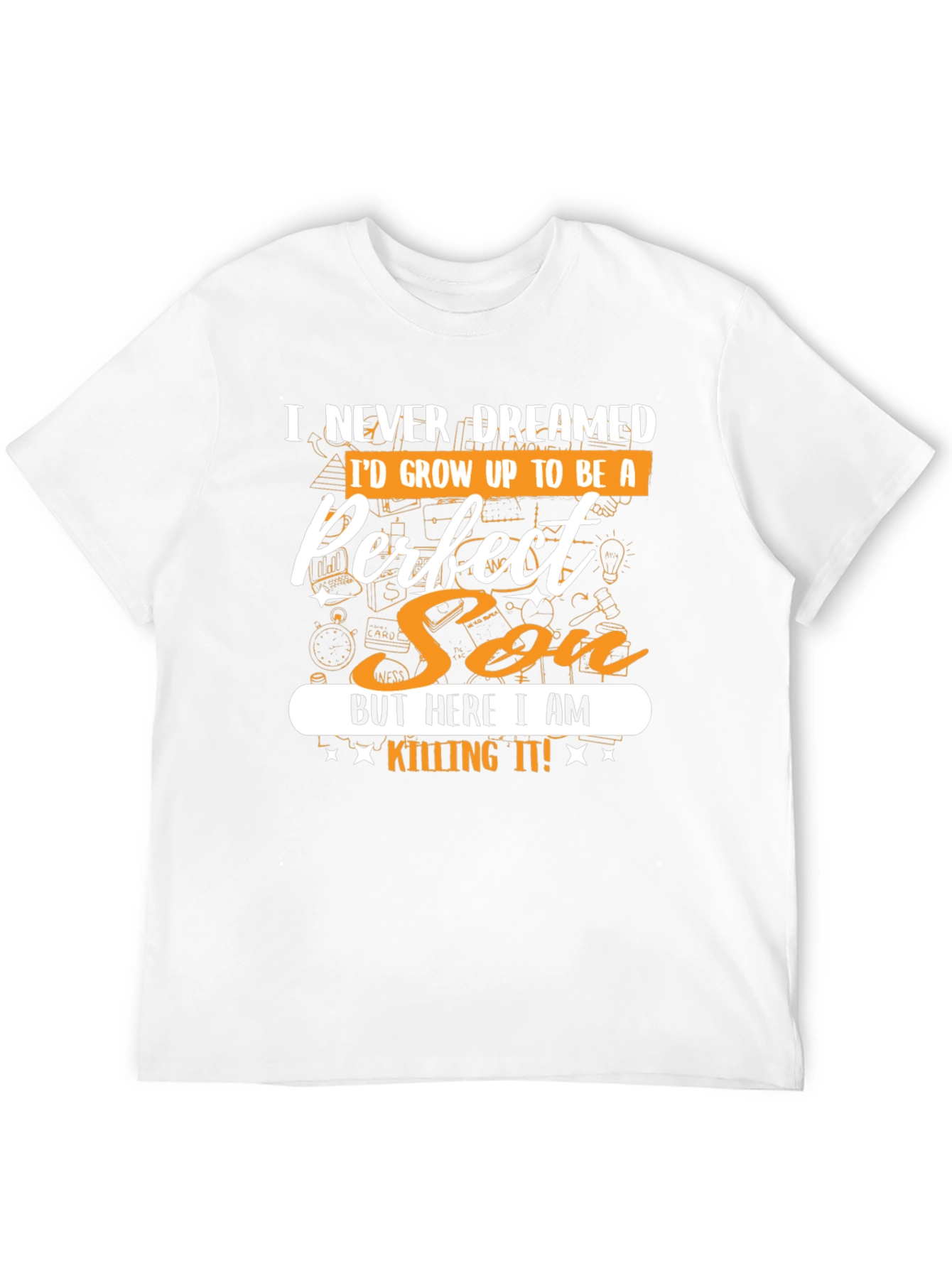 Black Perfect Son Men's Graphic T-Shirt view 12