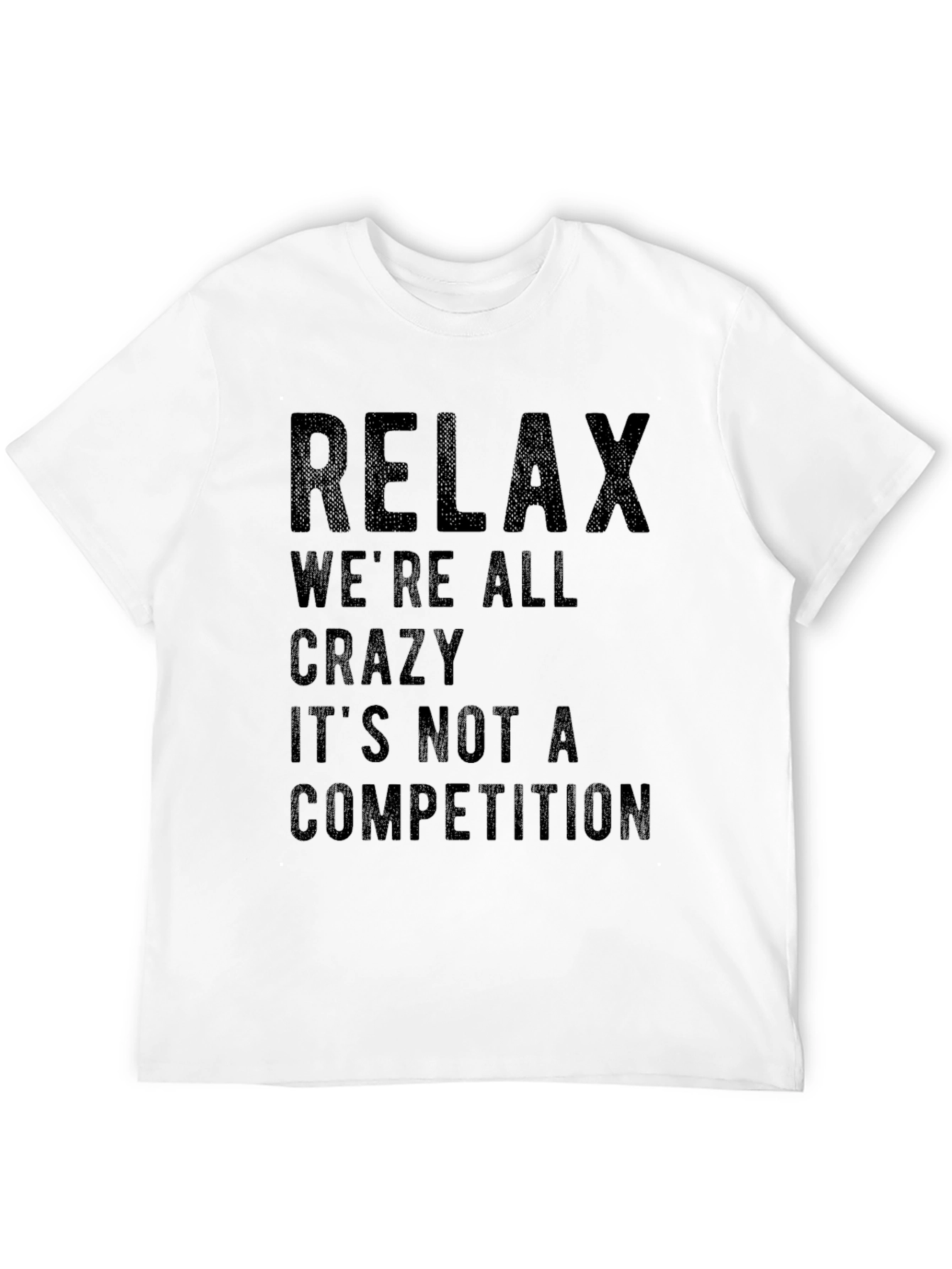 Black Relax Crazy Competition Black T-Shirt view 12