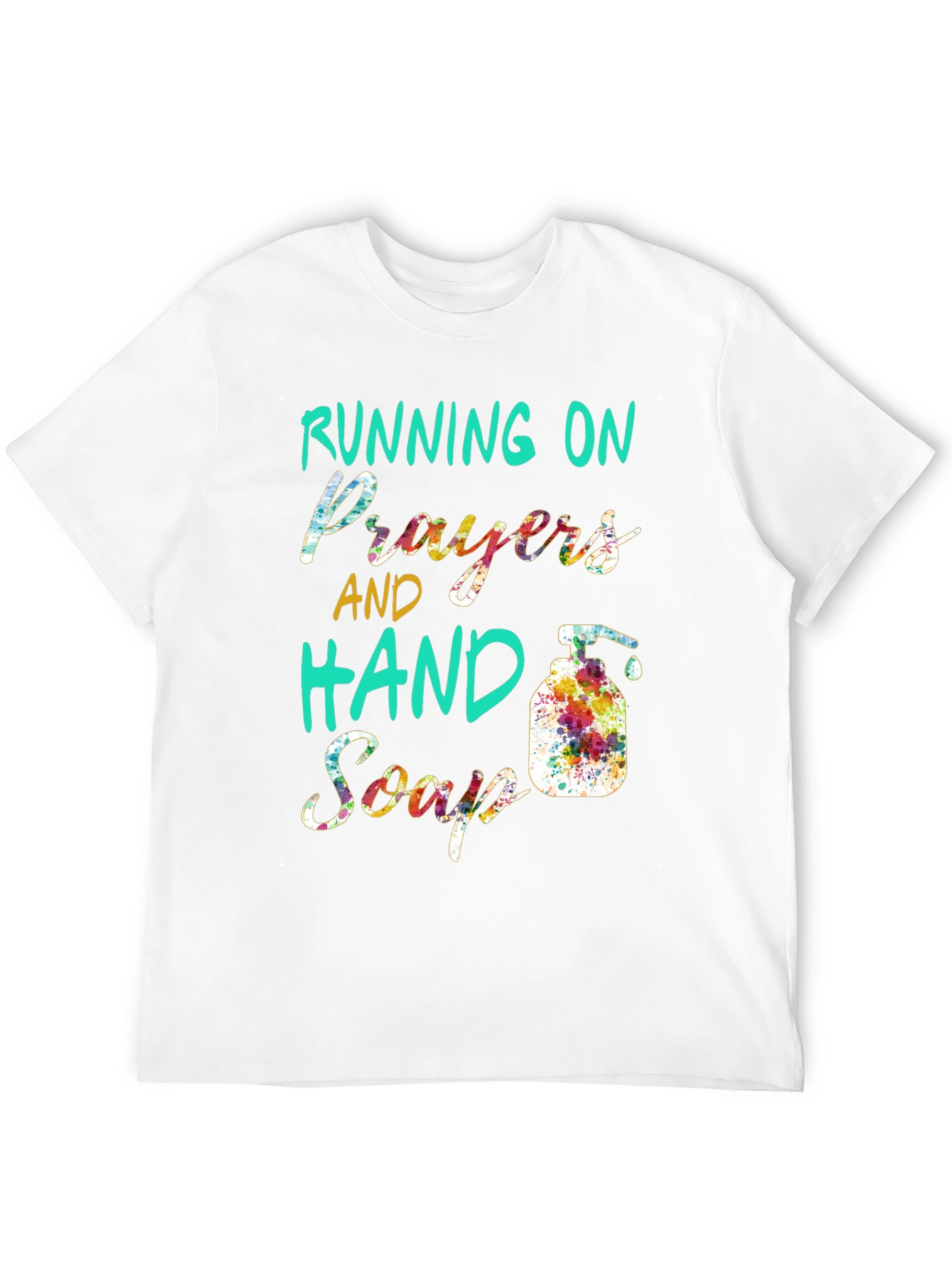 Black Prayers and Hand Soap Black Tee view 12