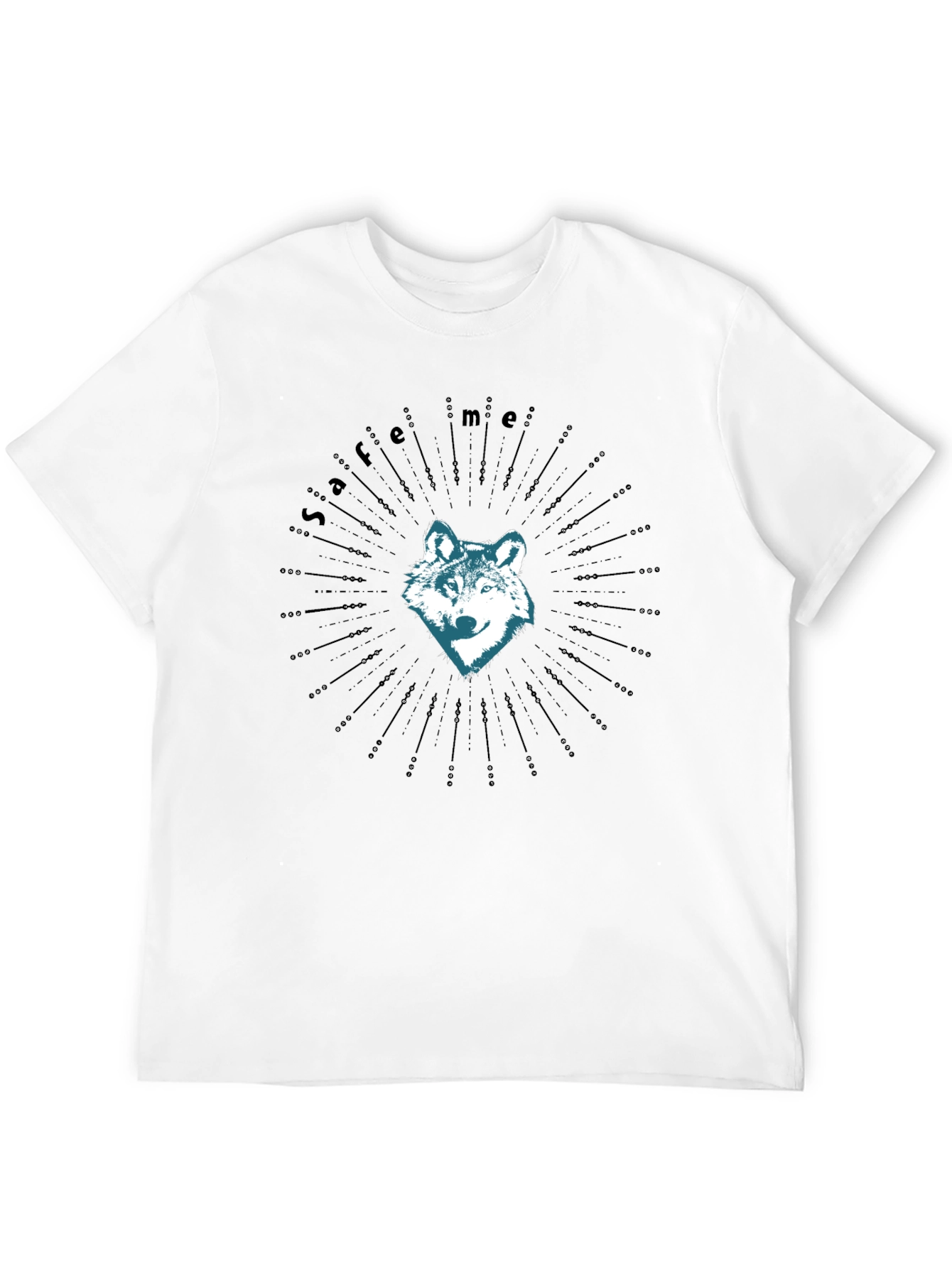 Black Wolf Graphic Tee - Save Me Design, Soft Cotton view 12