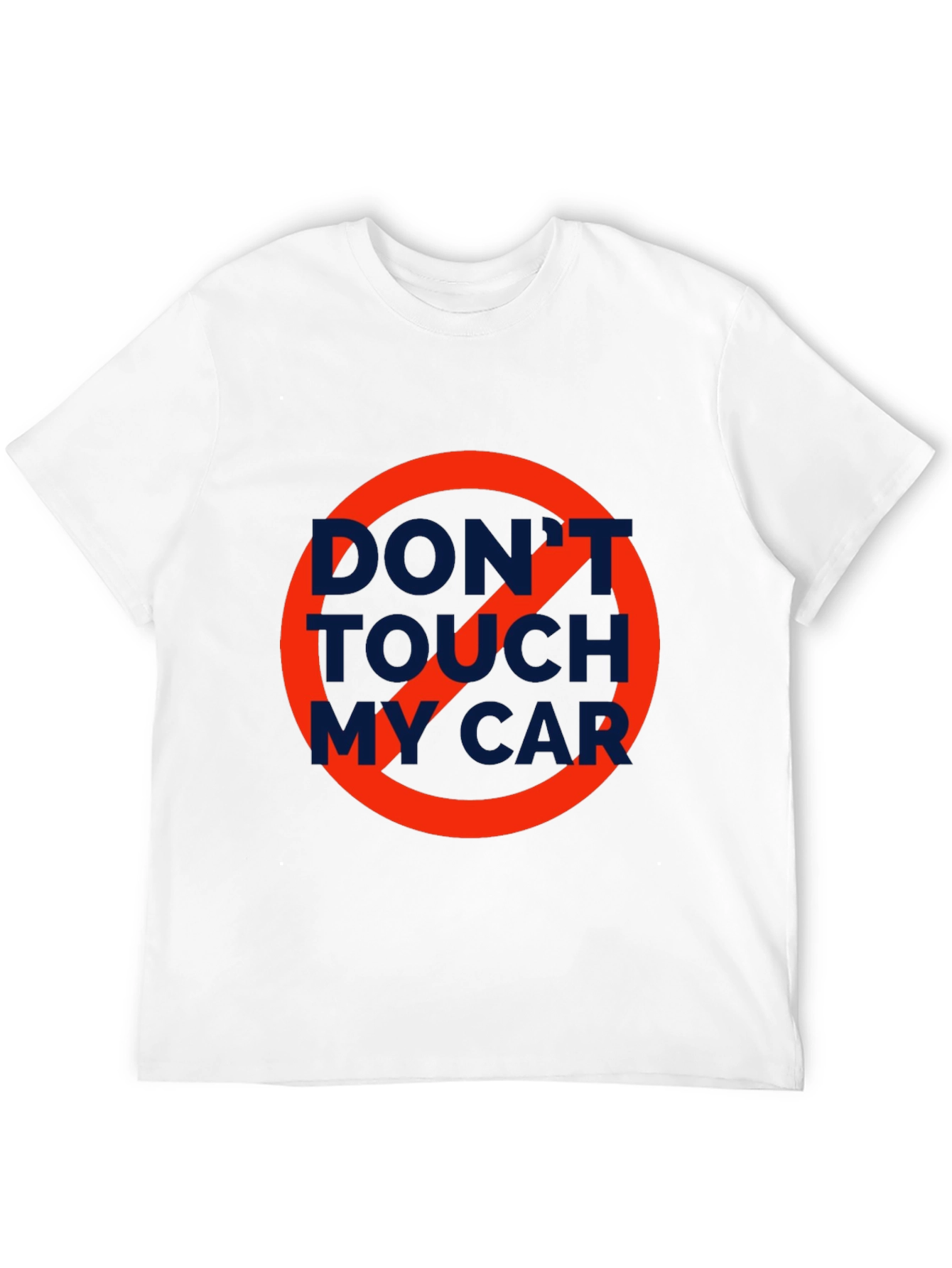 Black Don't Touch My Car Graphic T-Shirt view 12