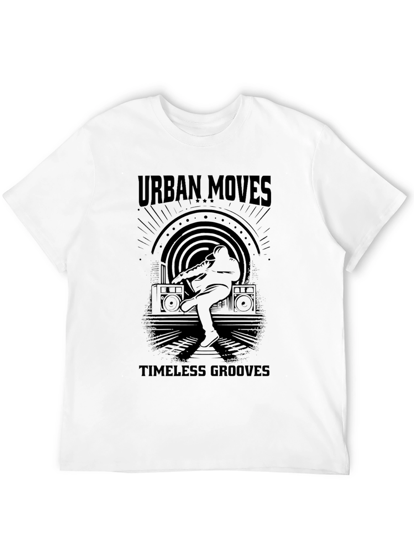 Black Urban Moves Graphic Tee - Timeless Grooves view 12