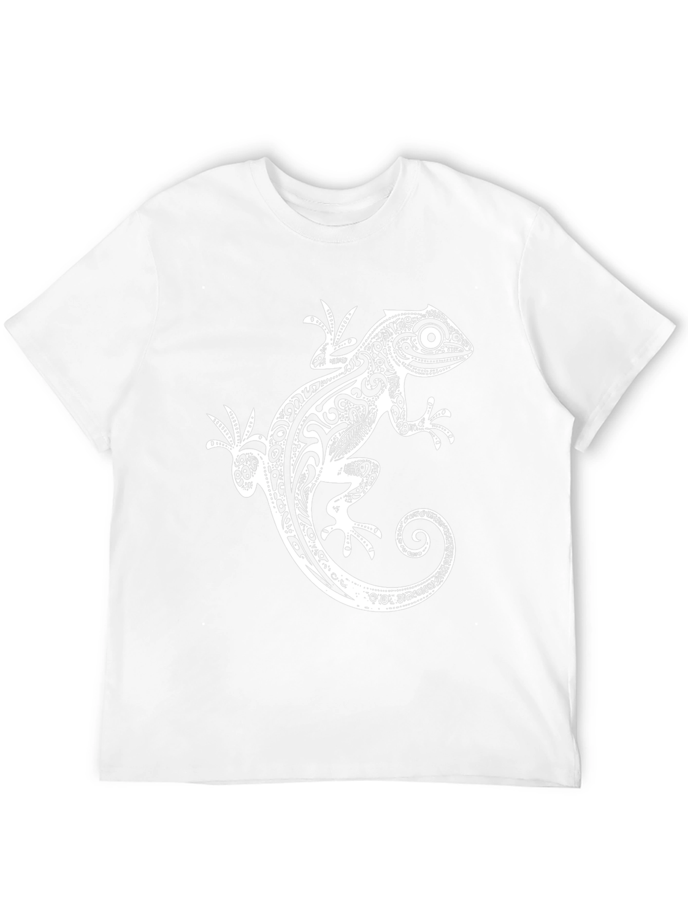 Tribal Gecko Graphic T-Shirt - Stylish Design - 12
