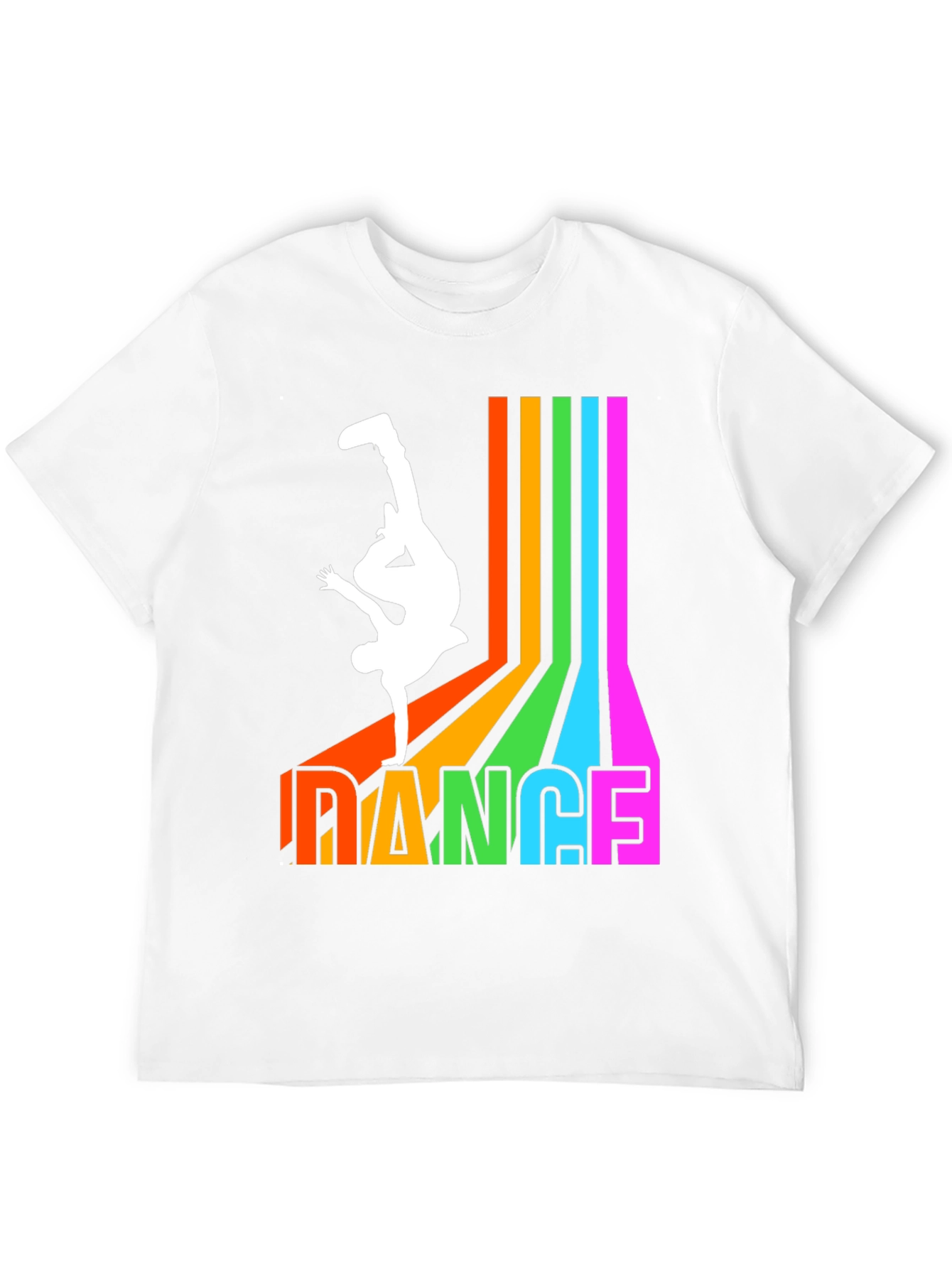 Black Retro Dance T-Shirt - Breakdance Graphic Tee view 12