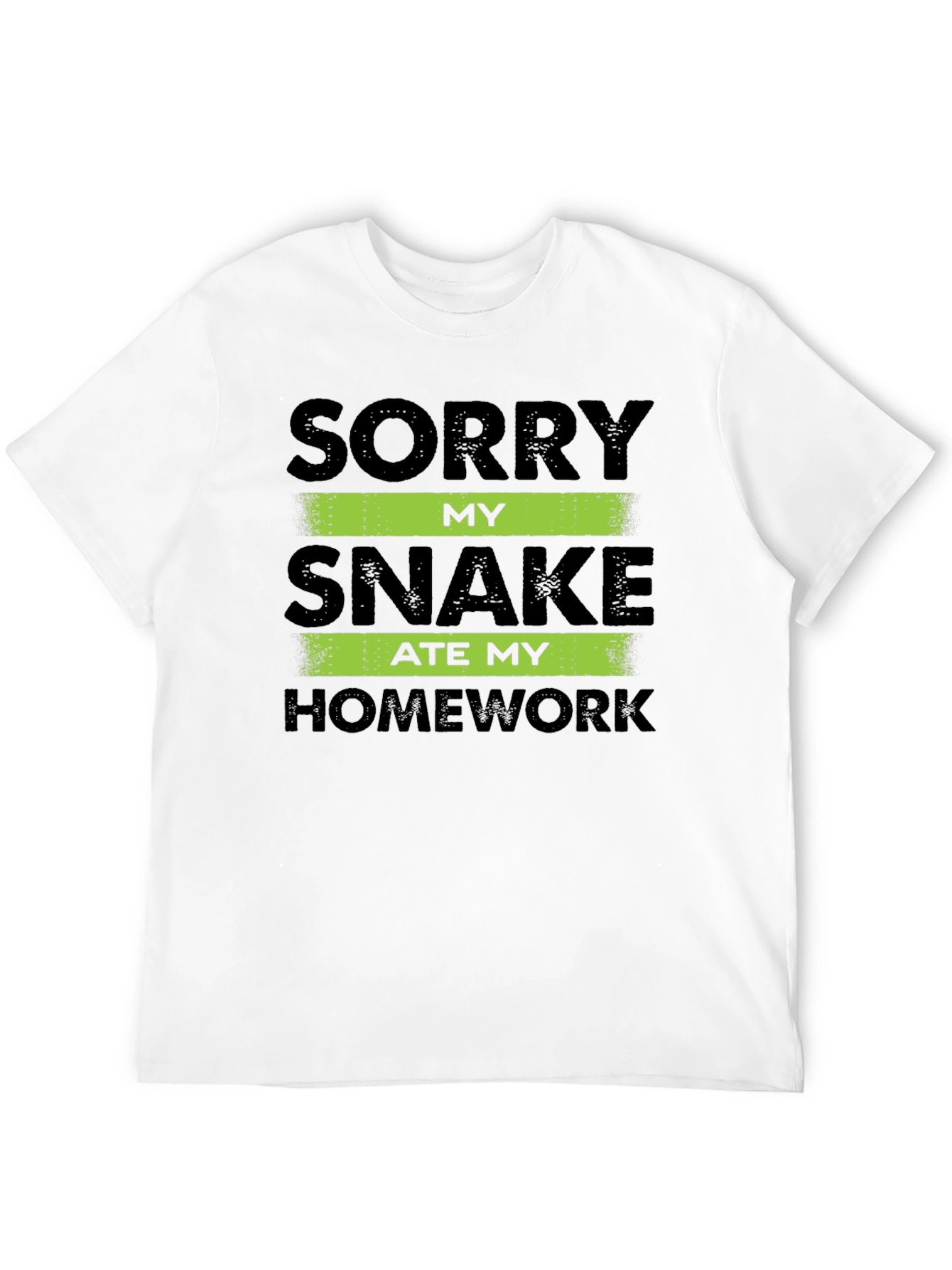 Black Snake Ate My Homework T-Shirt - Funny Student Tee view 12
