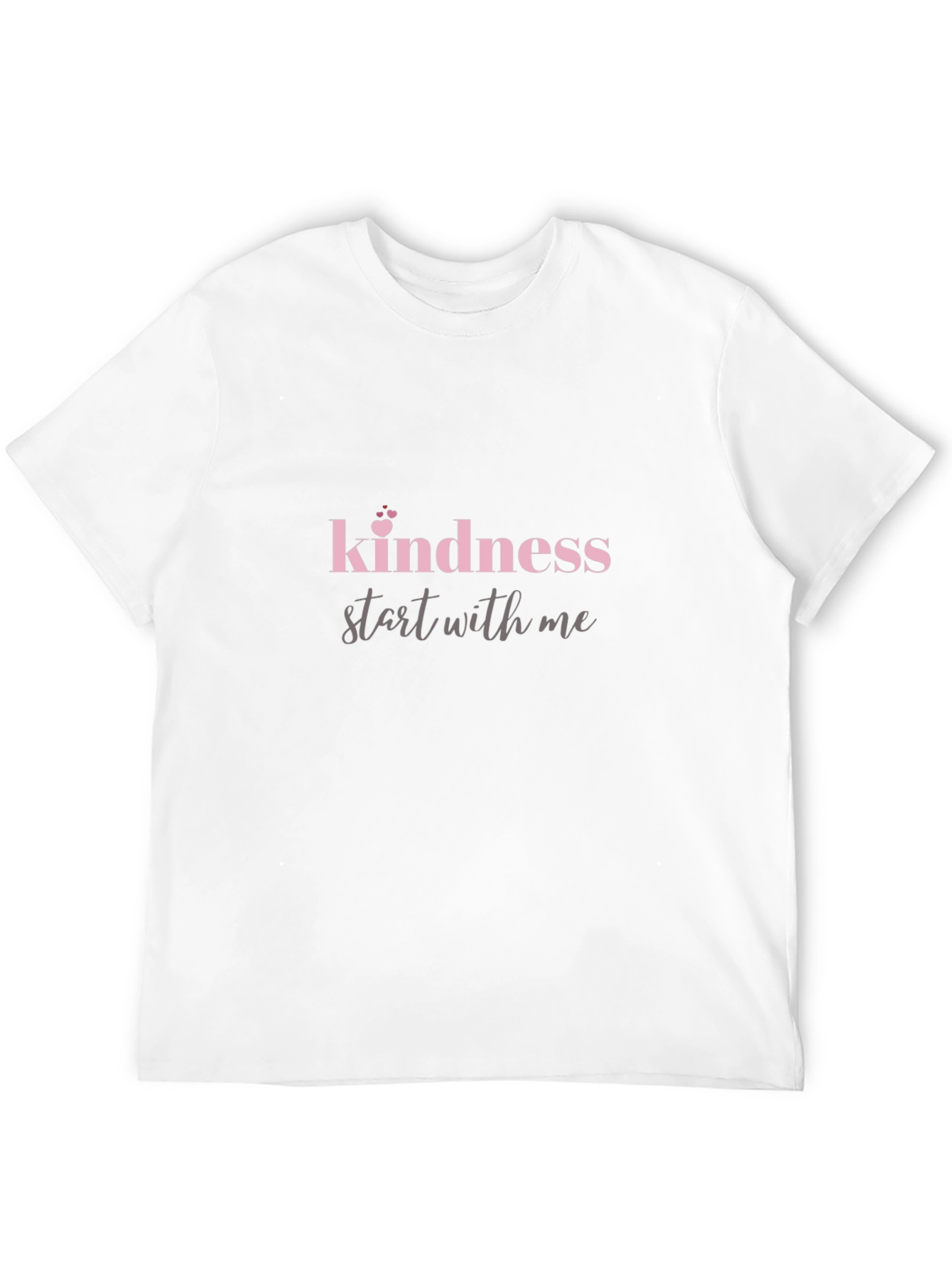Black Kindness Start With Me Black T-Shirt view 12
