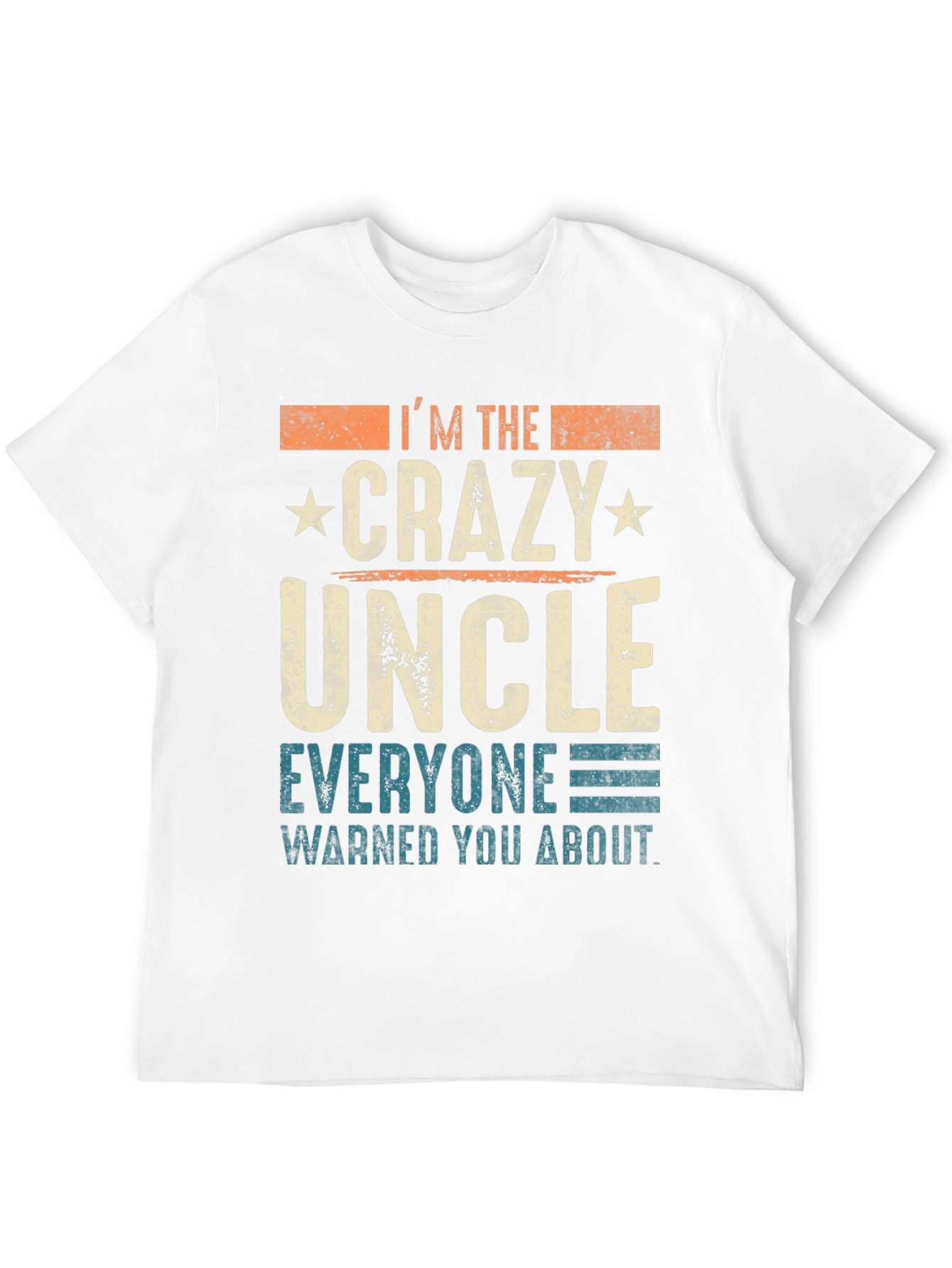 Black Crazy Uncle T-Shirt - Funny Novelty Tee for Uncles view 12