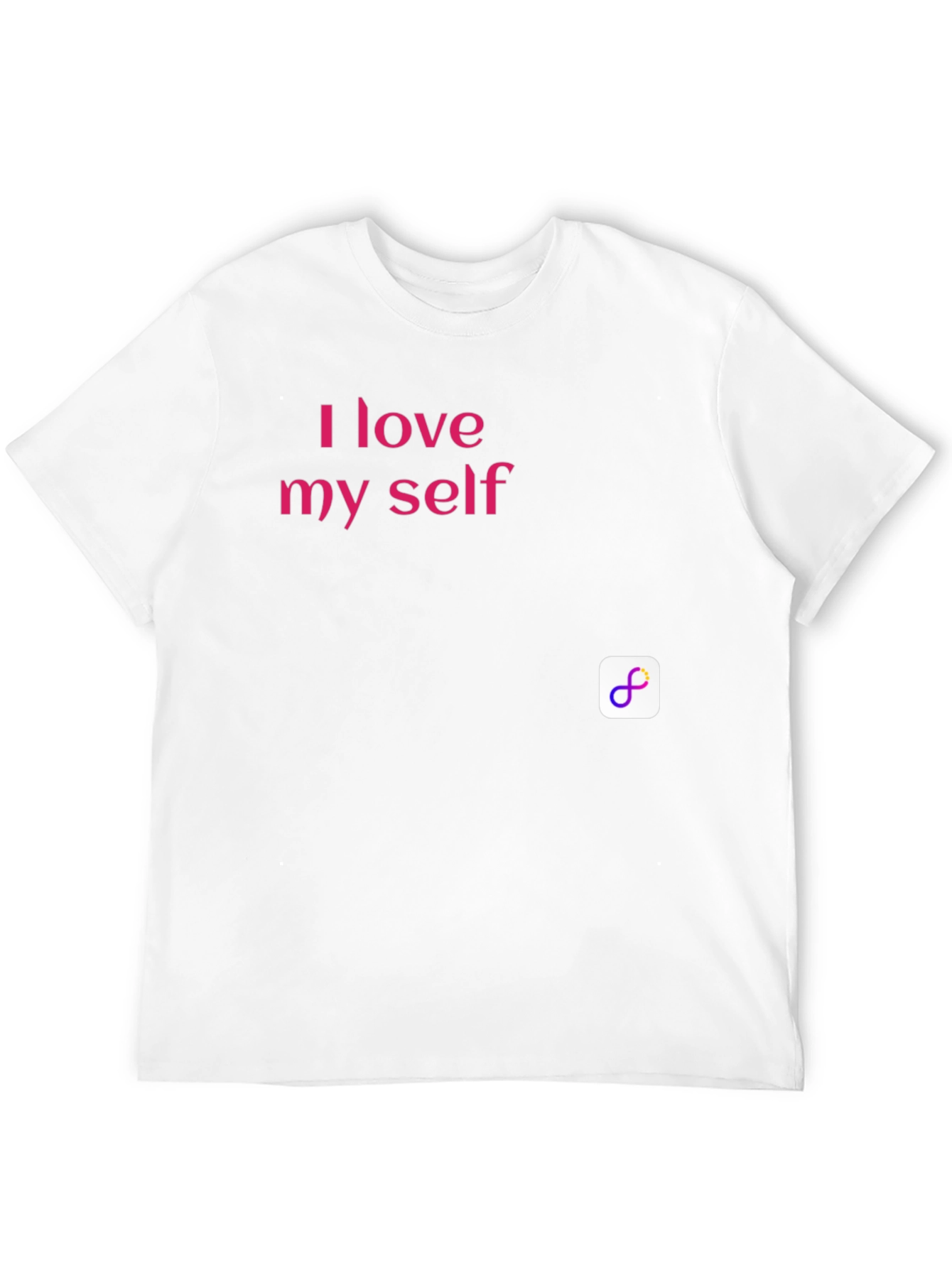 Black I Love Myself Black T-Shirt view 12