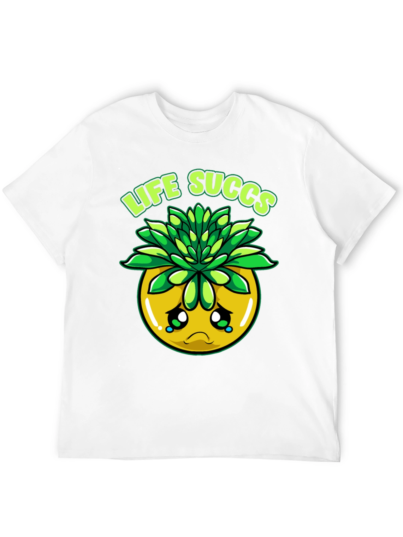 Black Life Succs T-Shirt - Funny Plant Pun Tee view 12