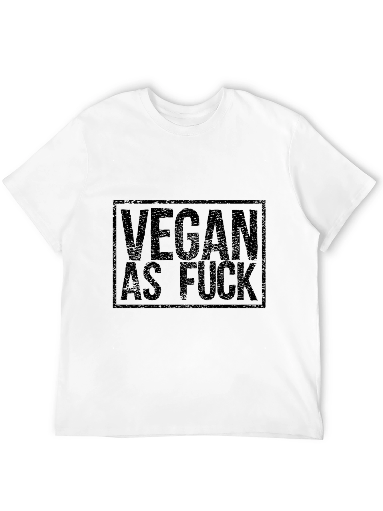 Vegan As Fuck Graphic Tee - Black - 12