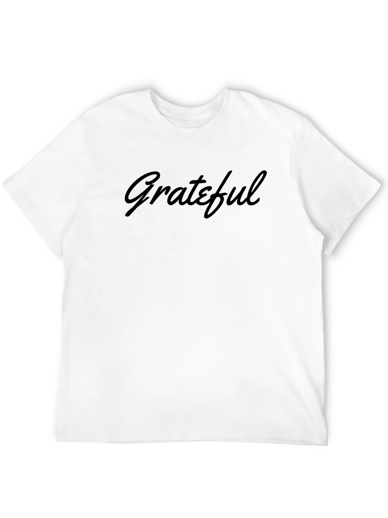 Black Grateful Black Crew Neck T-Shirt view 12