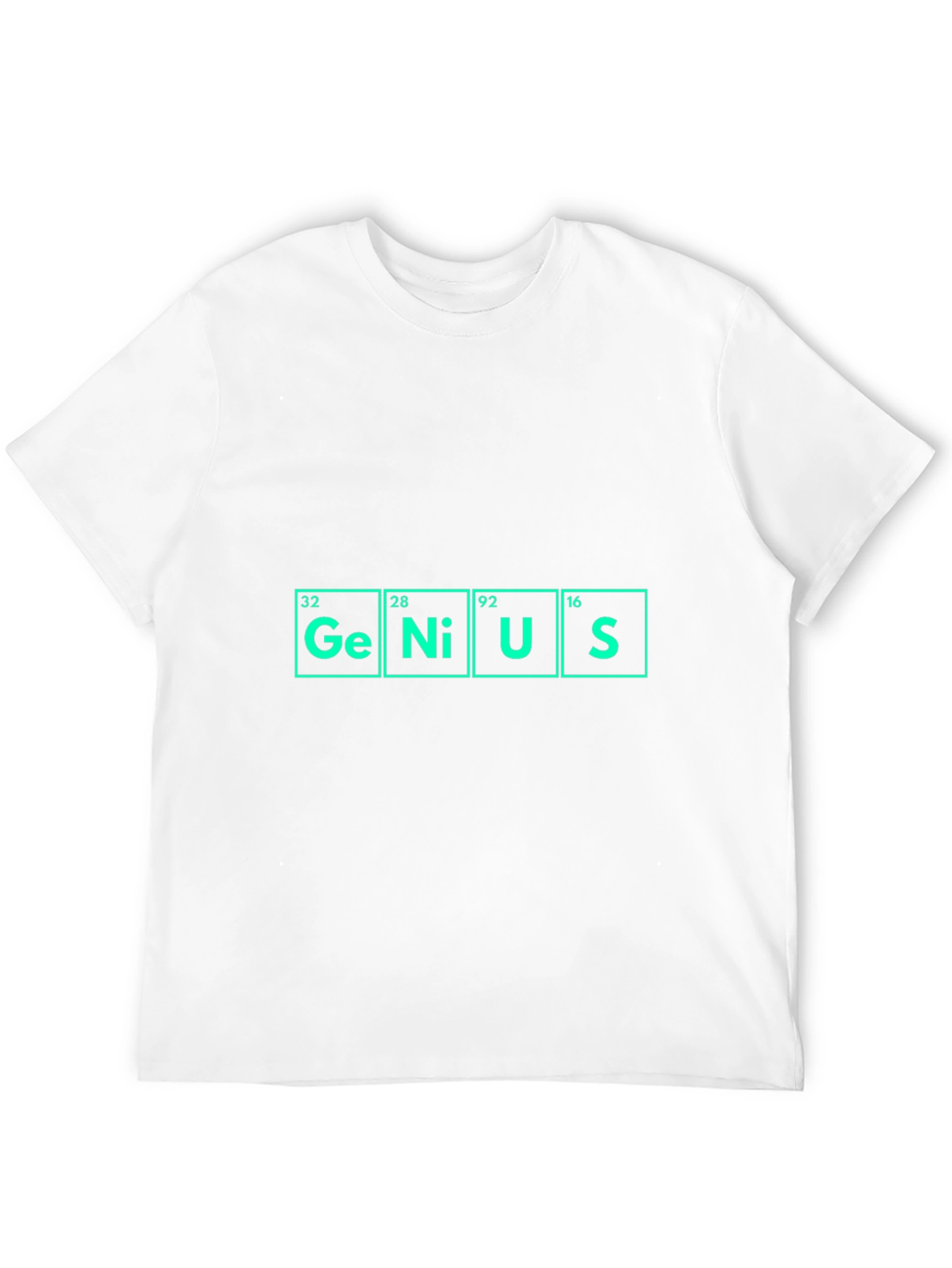 Black Genius Periodic Table Black T-Shirt view 12