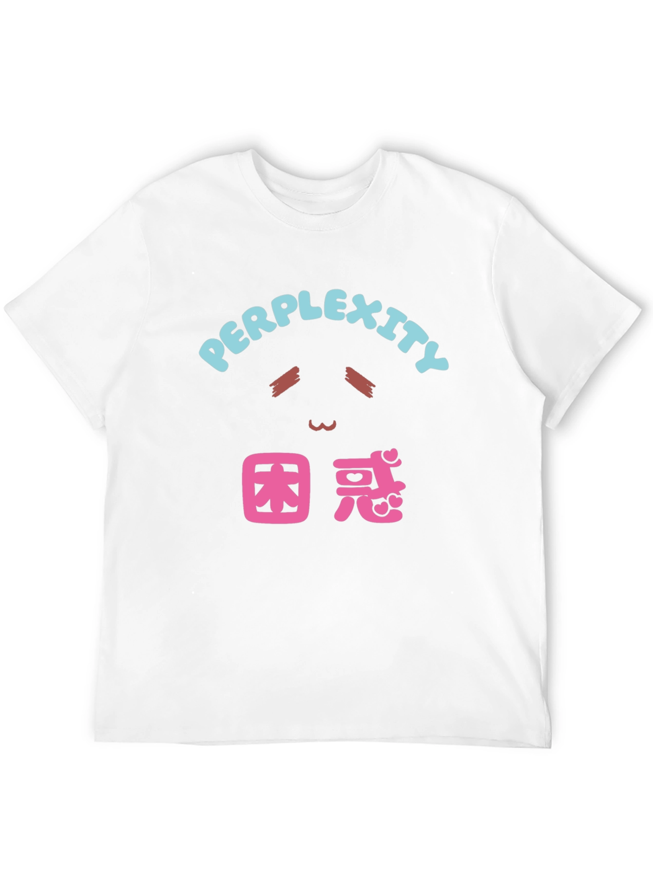 Black Perplexity Black T-Shirt with Anime Design view 12