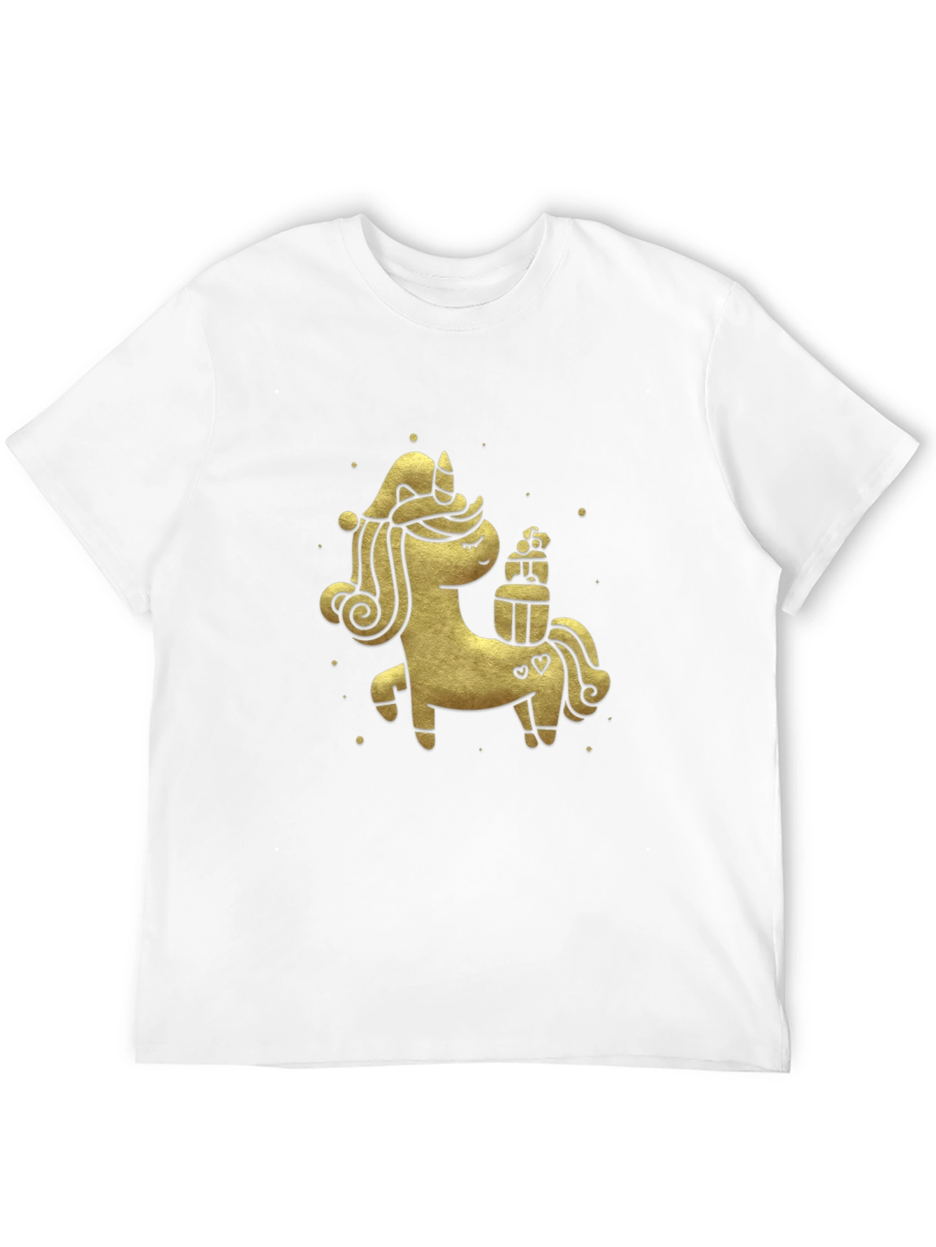 Black Festive Unicorn Graphic Tee view 12