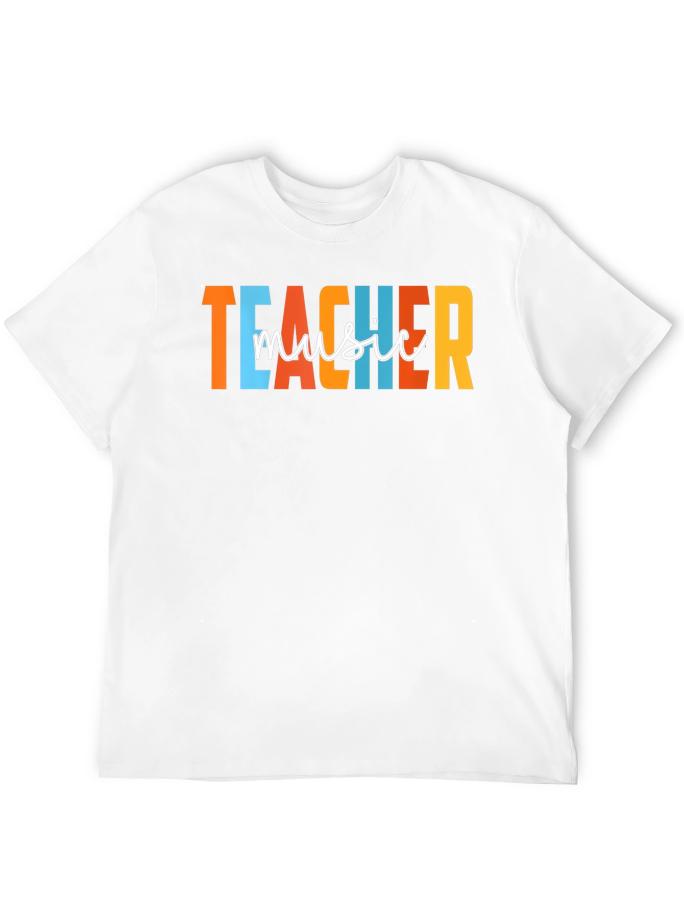 Black Music Teacher Graphic T-Shirt view 12