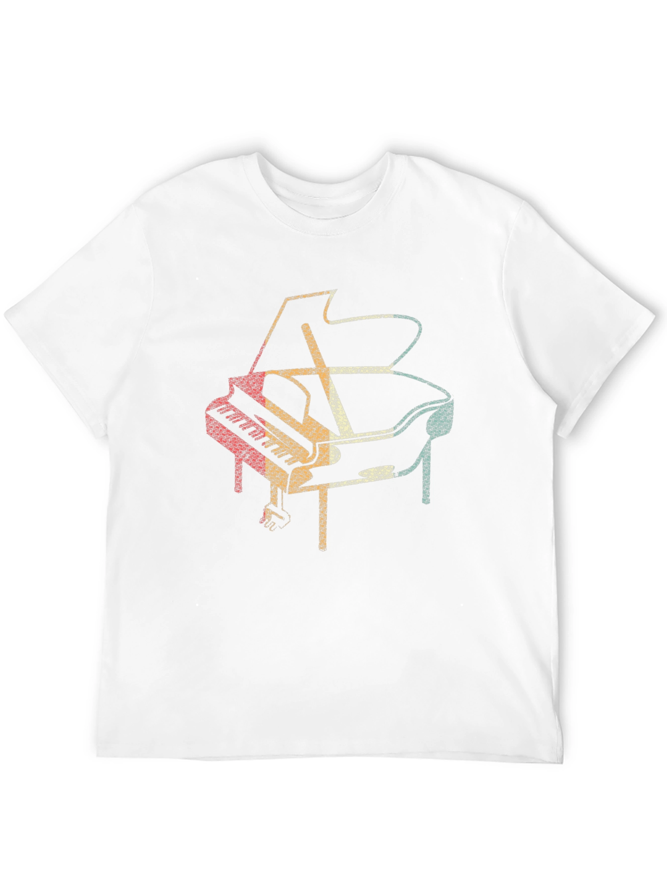 Retro Piano Graphic Tee - Music Lover Gift - 12