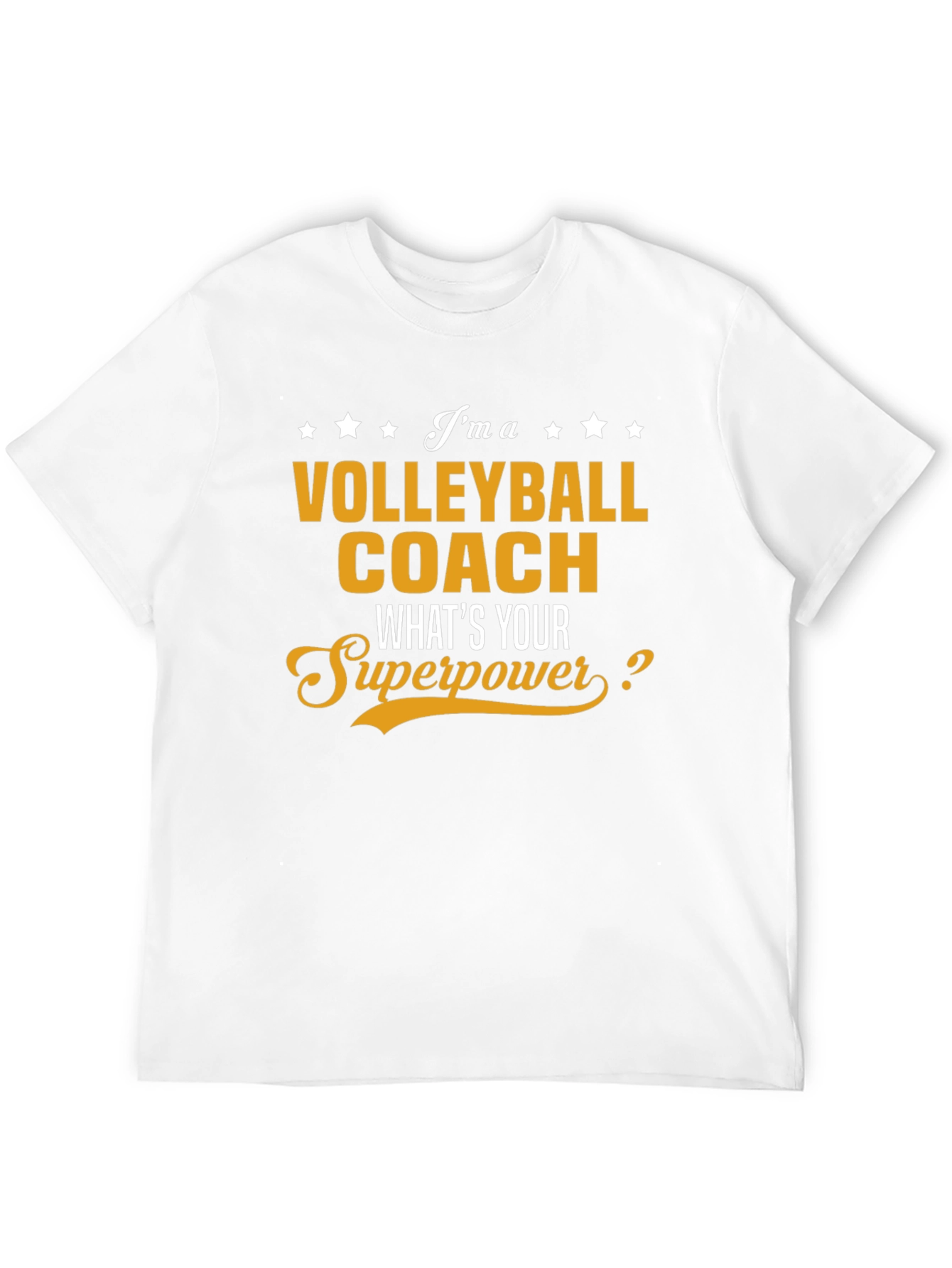 Black Volleyball Coach Superpower T-Shirt view 12