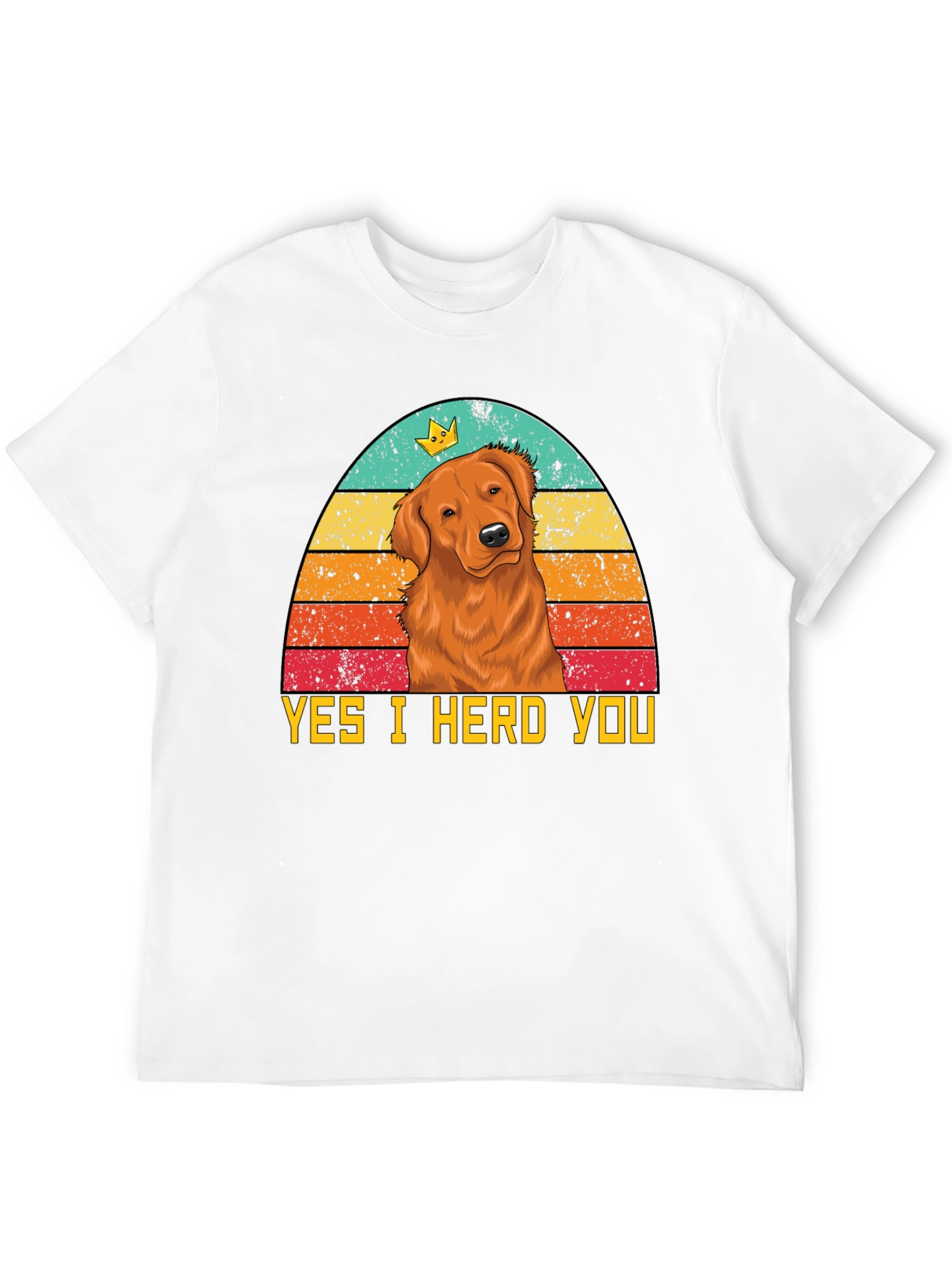 Black Yes I Herd You Dog T-Shirt view 12