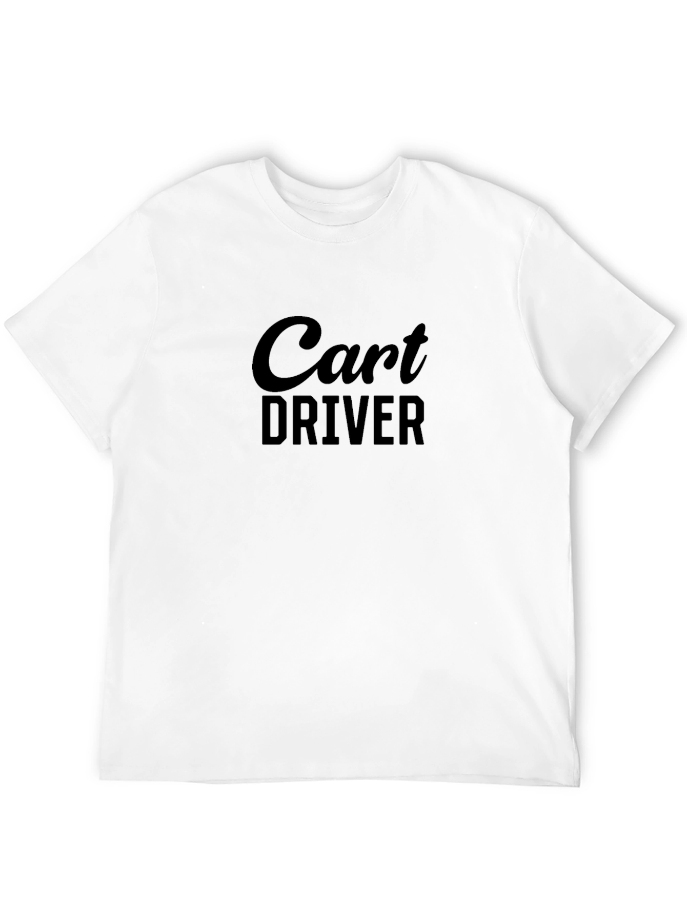 Black Cart Driver Black T-Shirt - Casual Comfort view 12
