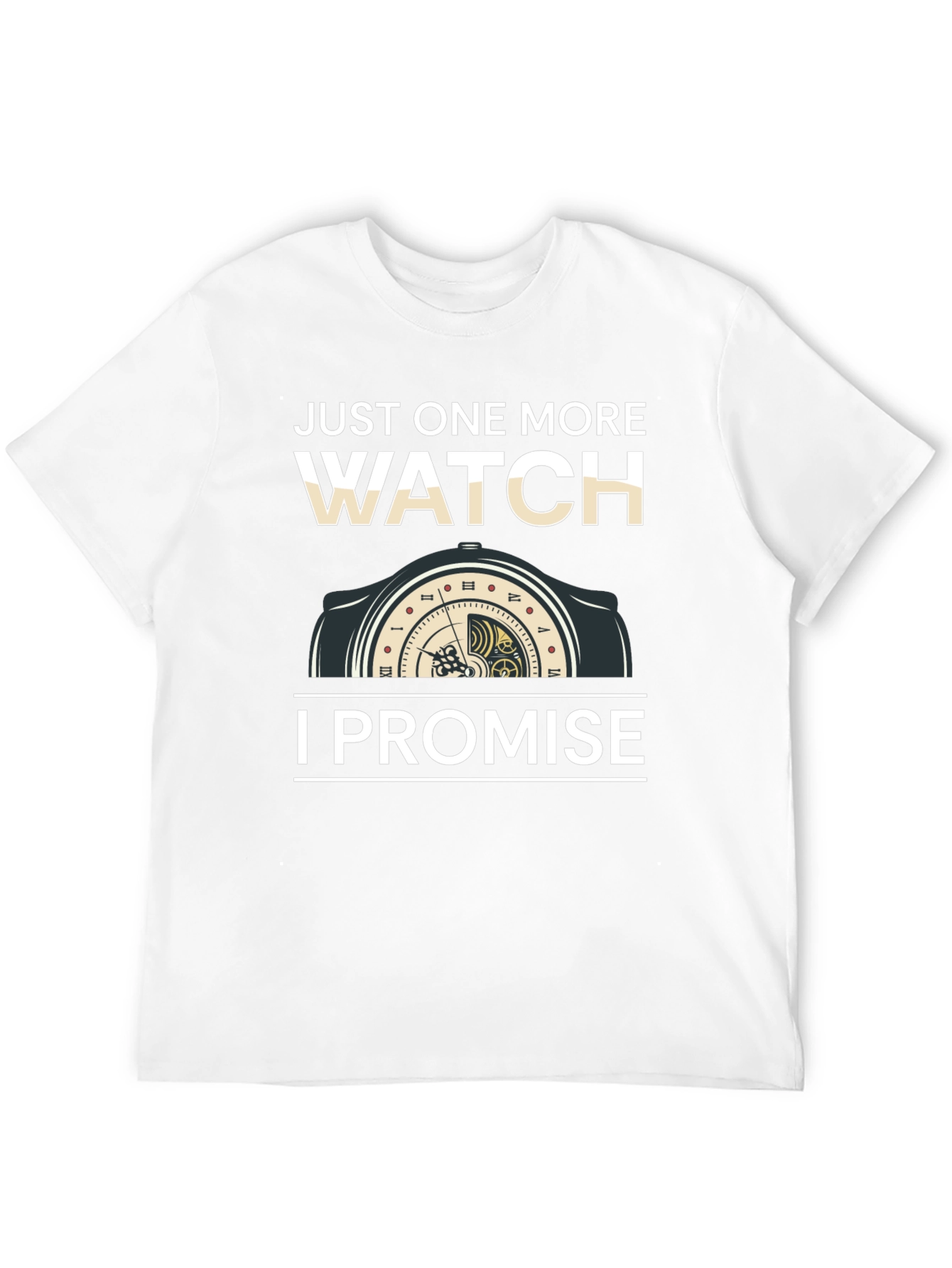 Black Just One More Watch T-Shirt view 12