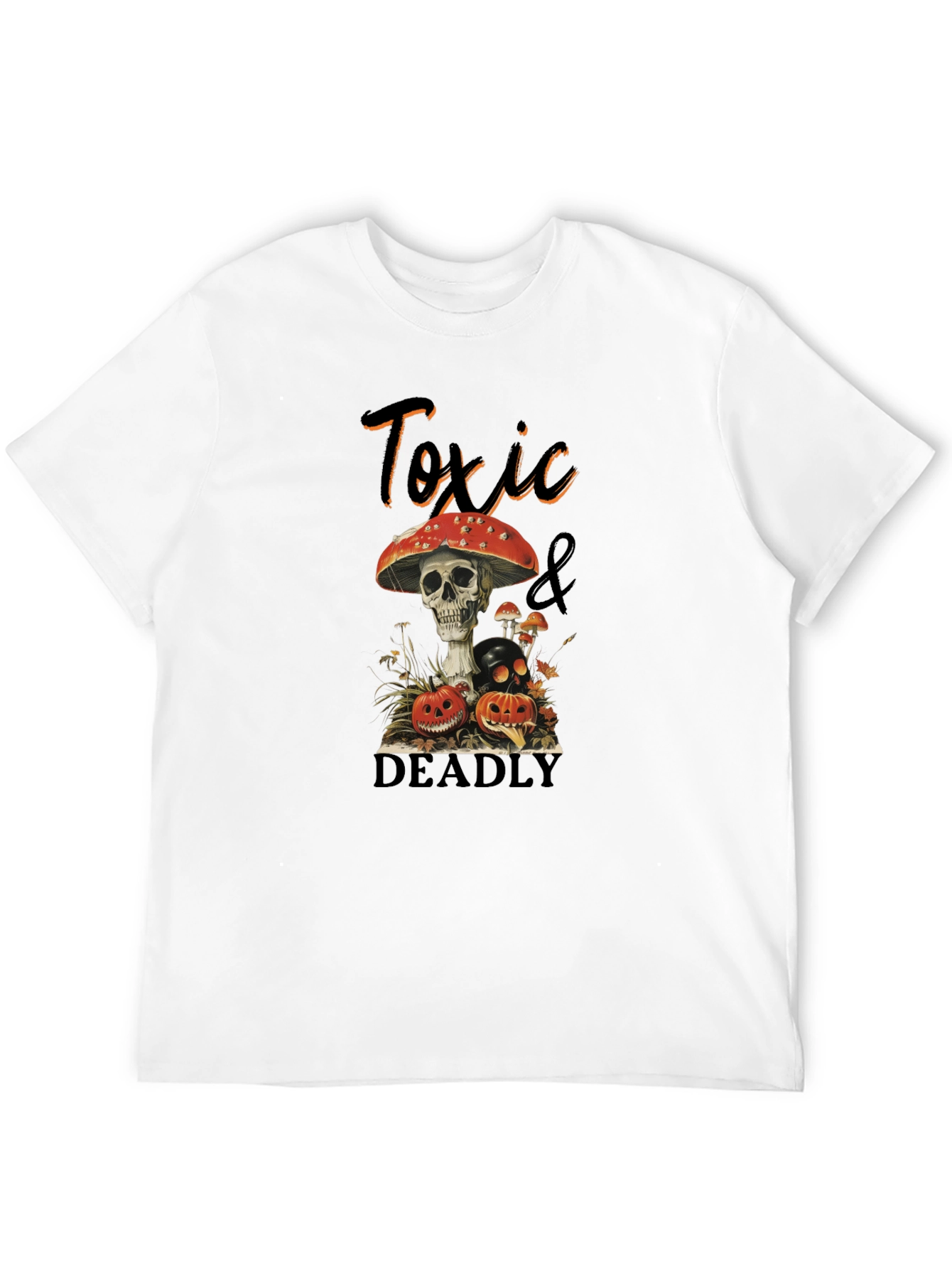 Black Toxic & Deadly Graphic T-Shirt view 12
