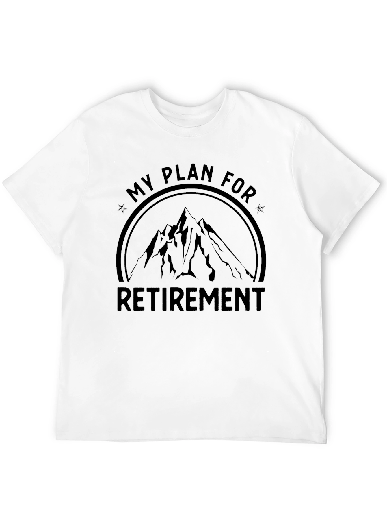 Black My Plan For Retirement T-Shirt view 12