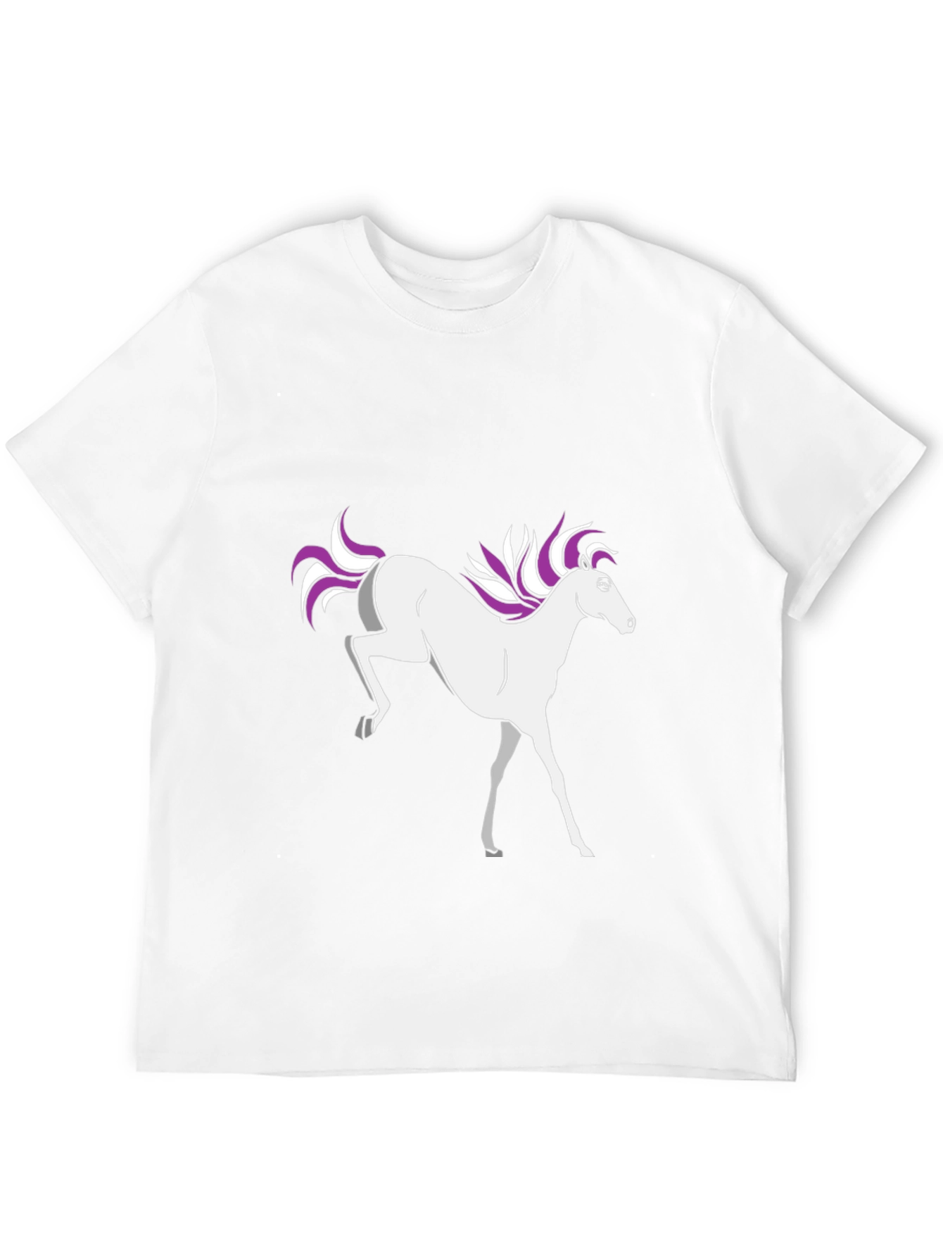 Black Unicorn Graphic Tee - Black Cotton T-Shirt view 12