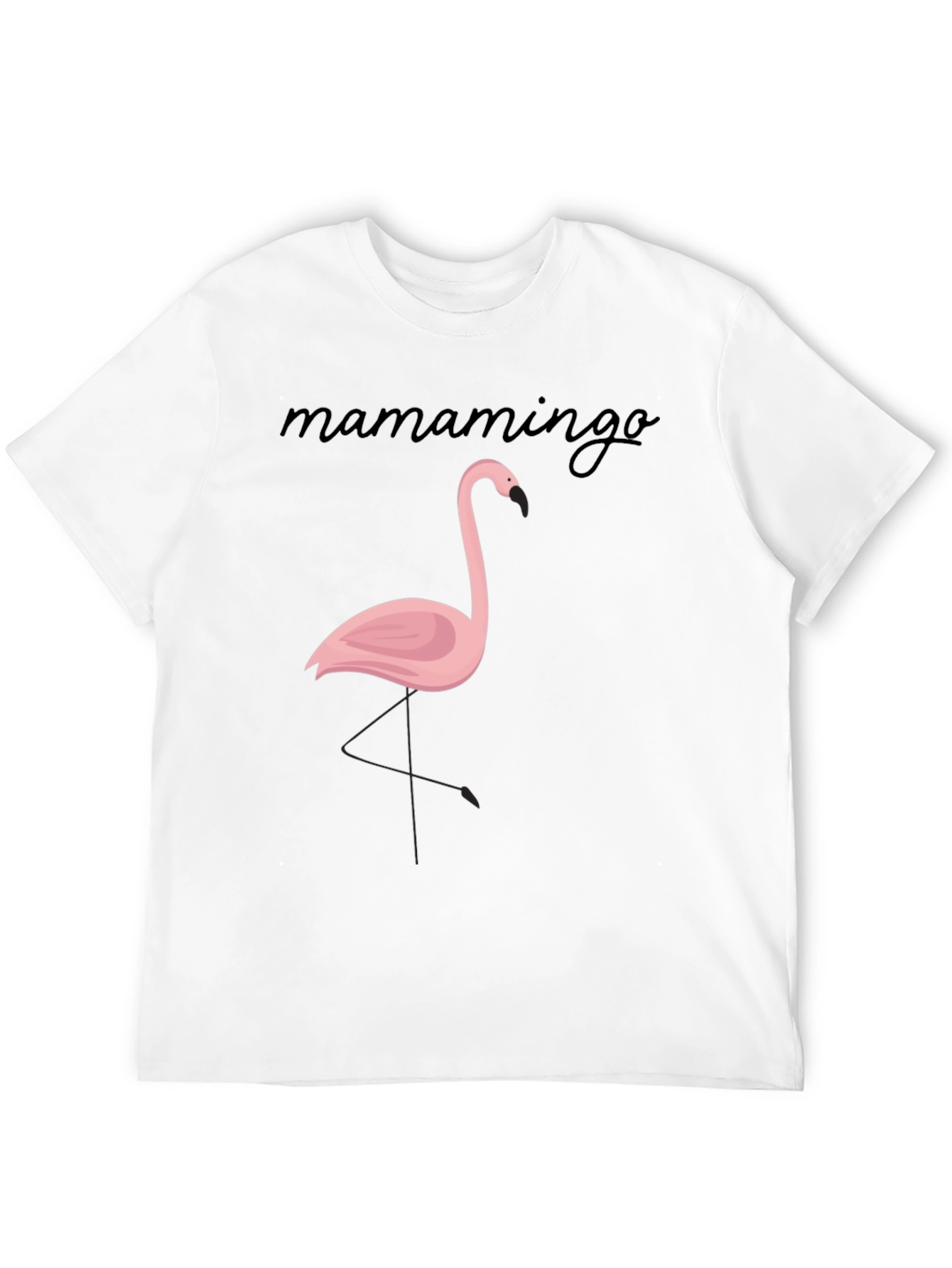 Mamamingo Flamingo Graphic Tee - Black - 12