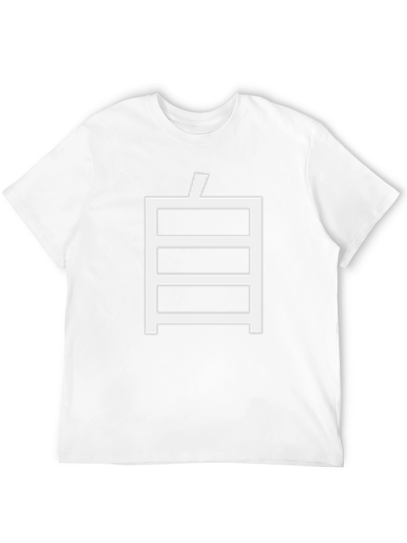 Black Black Tee with Minimalist White Japanese Symbol view 12