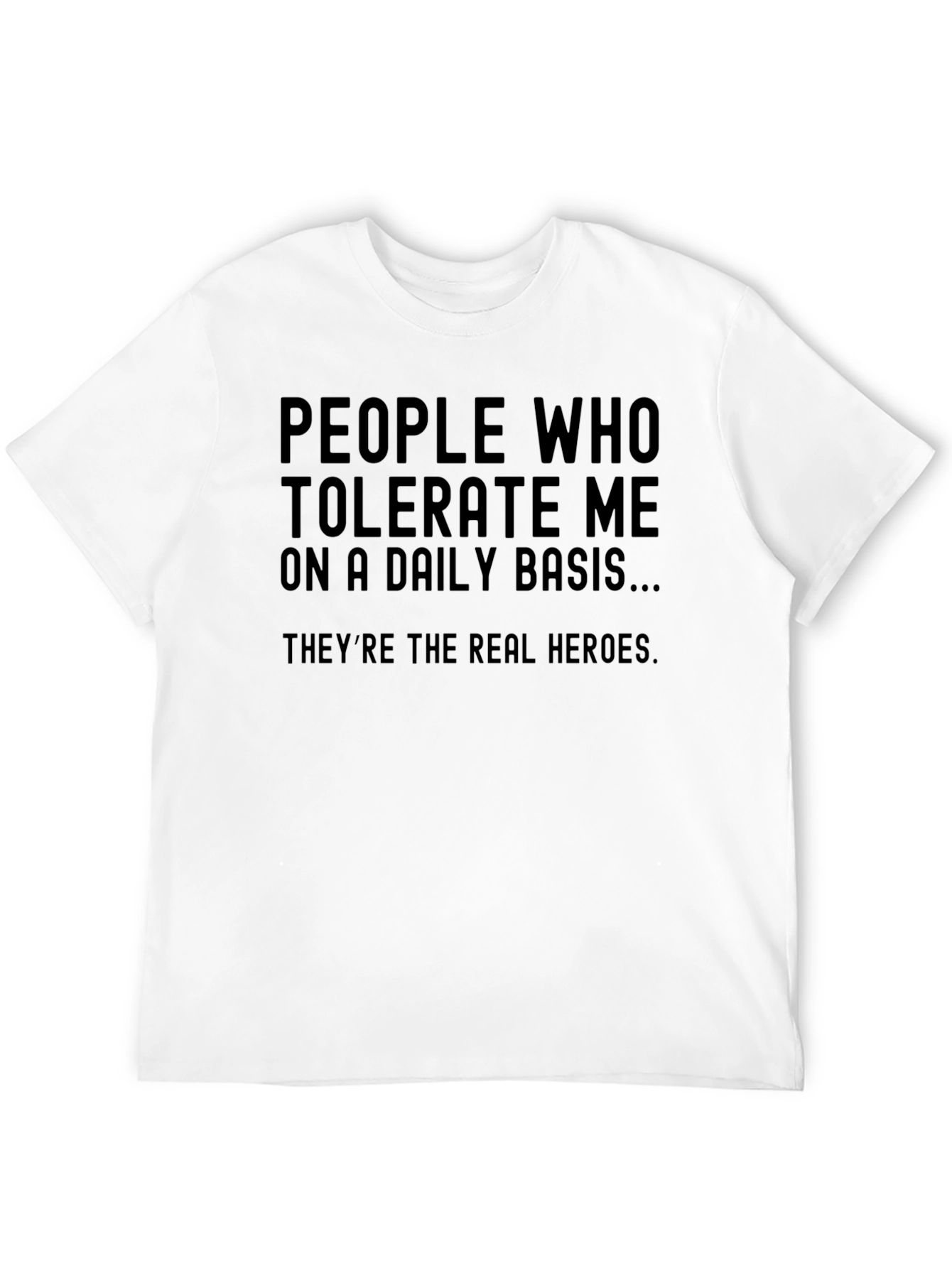 Black People Who Tolerate Me T-Shirt view 12