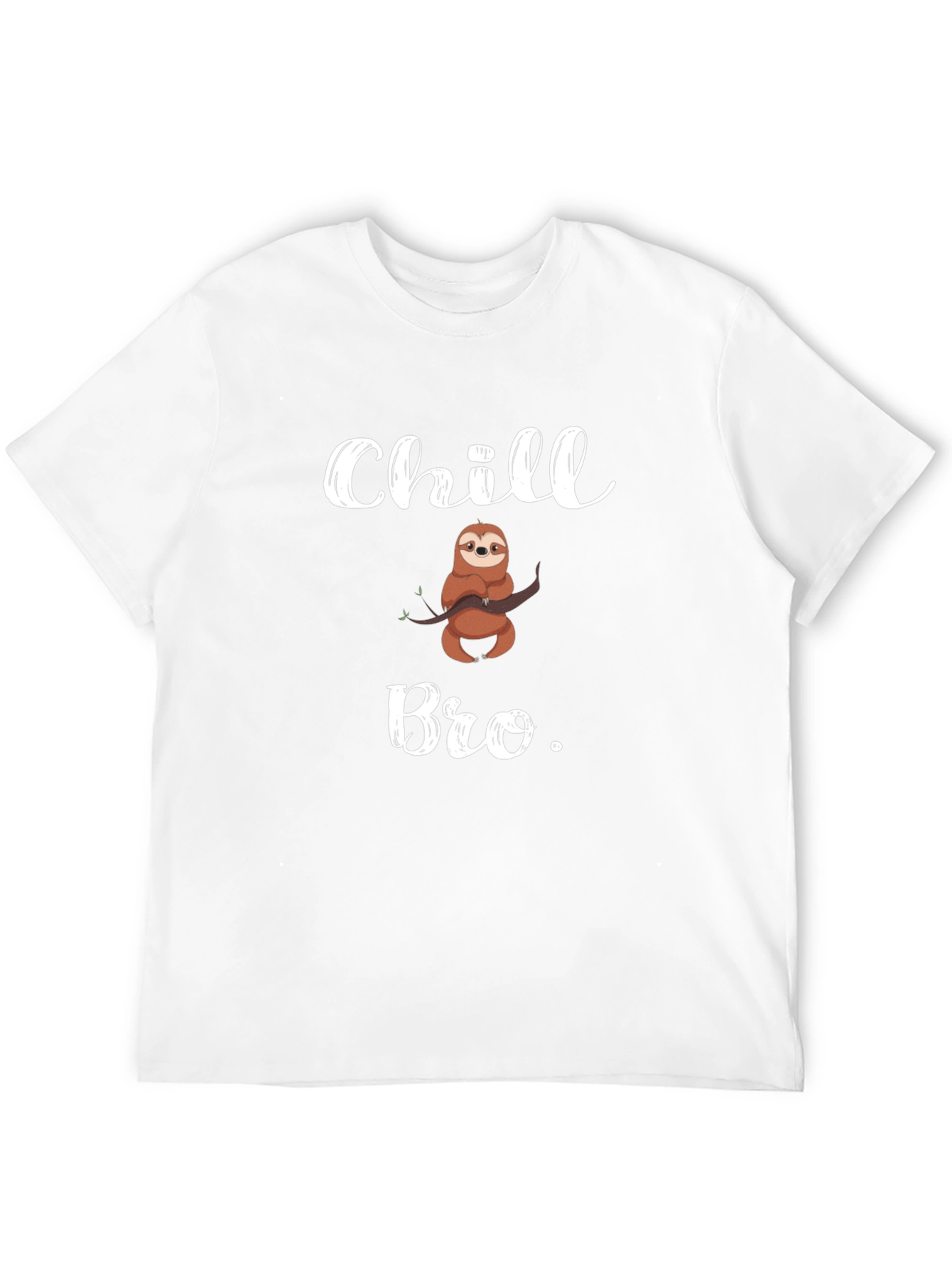 Black Chill Bro Sloth Graphic Tee - Relaxed Vibe view 12