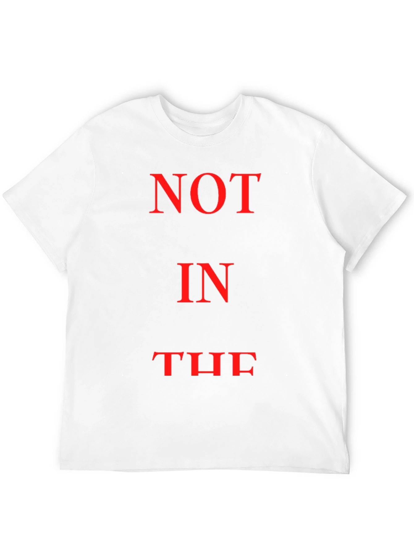 Black Not In The T-Shirt view 12