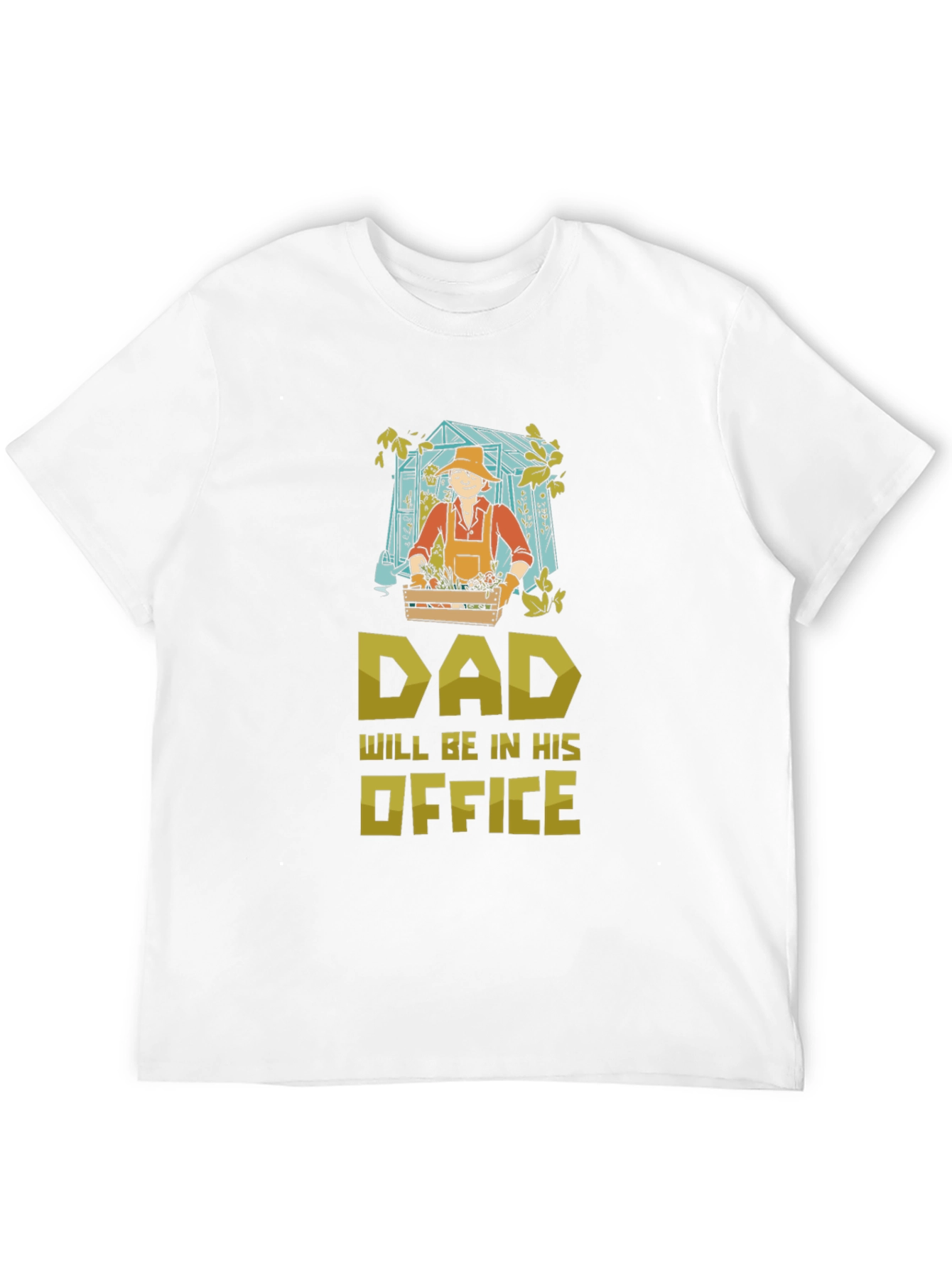 Black Dad's Gardening Office T-Shirt - Funny Gardener Gift view 12