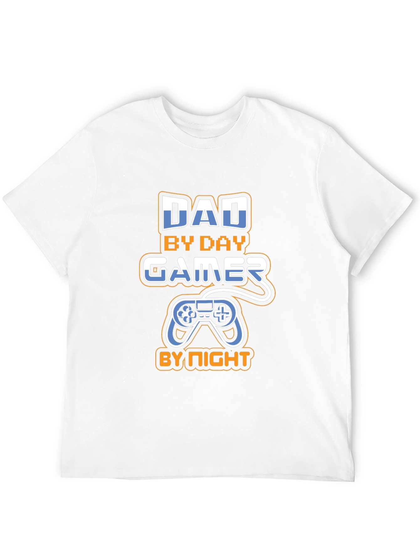 Black Dad By Day Gamer By Night T-Shirt view 12