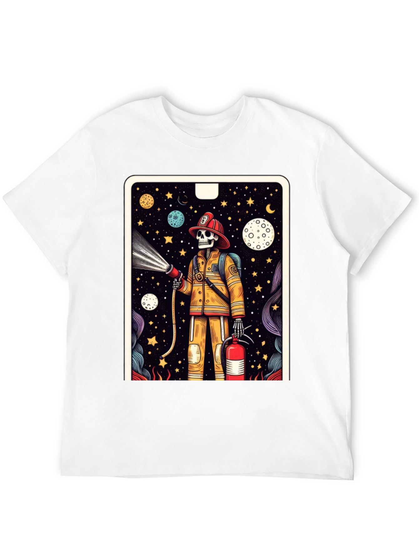 Skeleton Firefighter Graphic Tee - 12