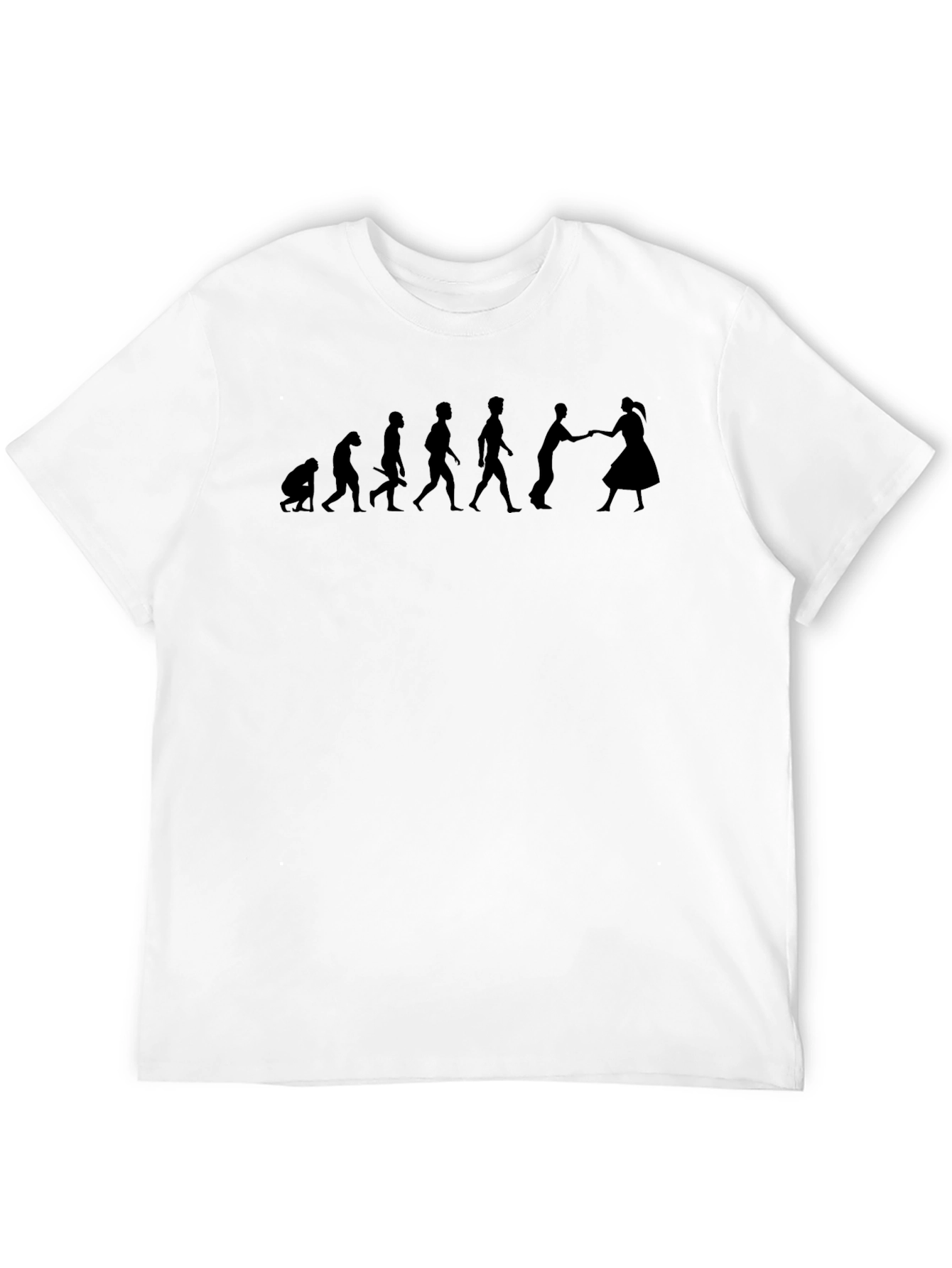 Black Evolution to Love Black T-Shirt view 12