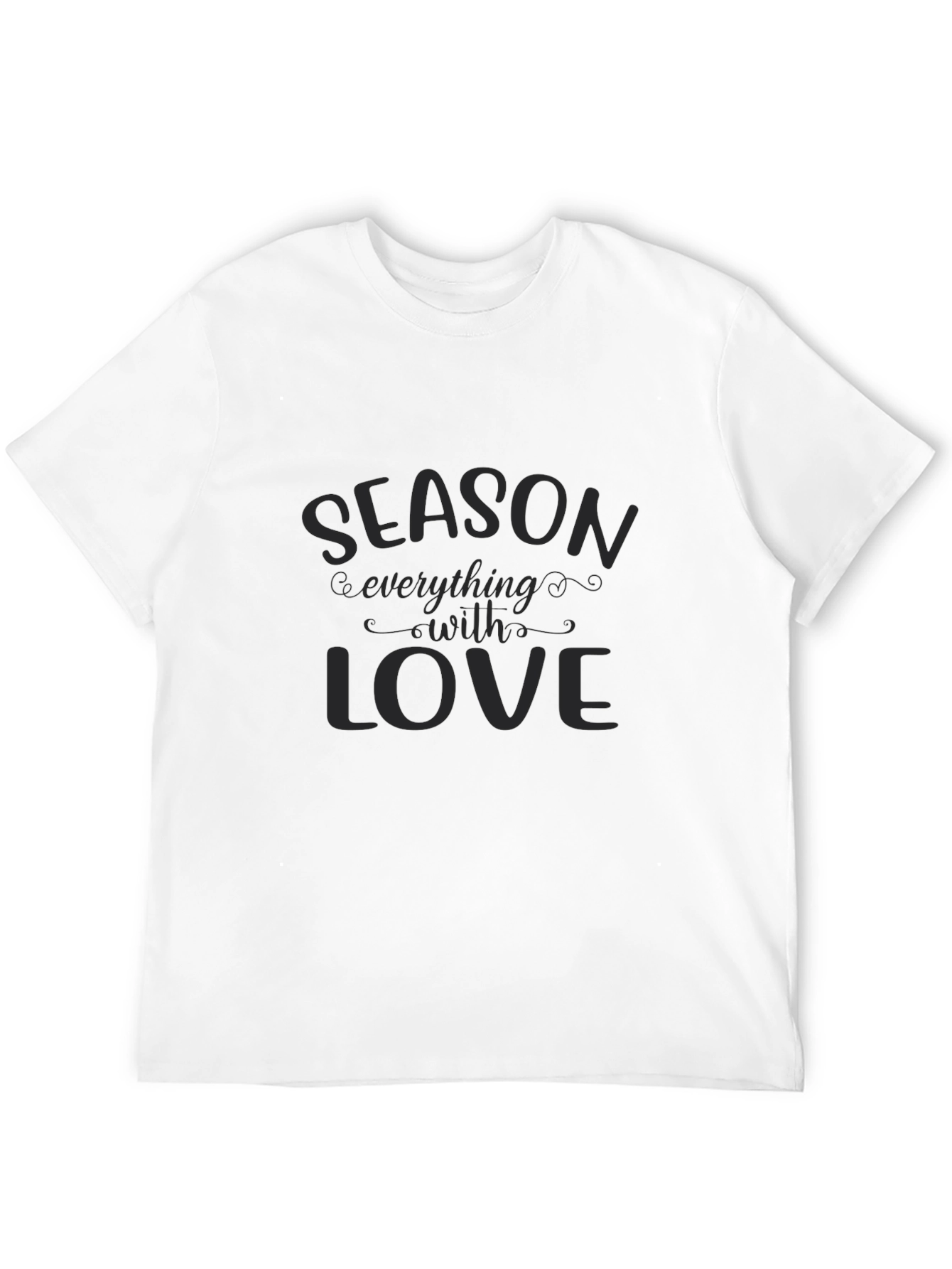 Black Season Everything With Love Graphic Tee - Black view 12