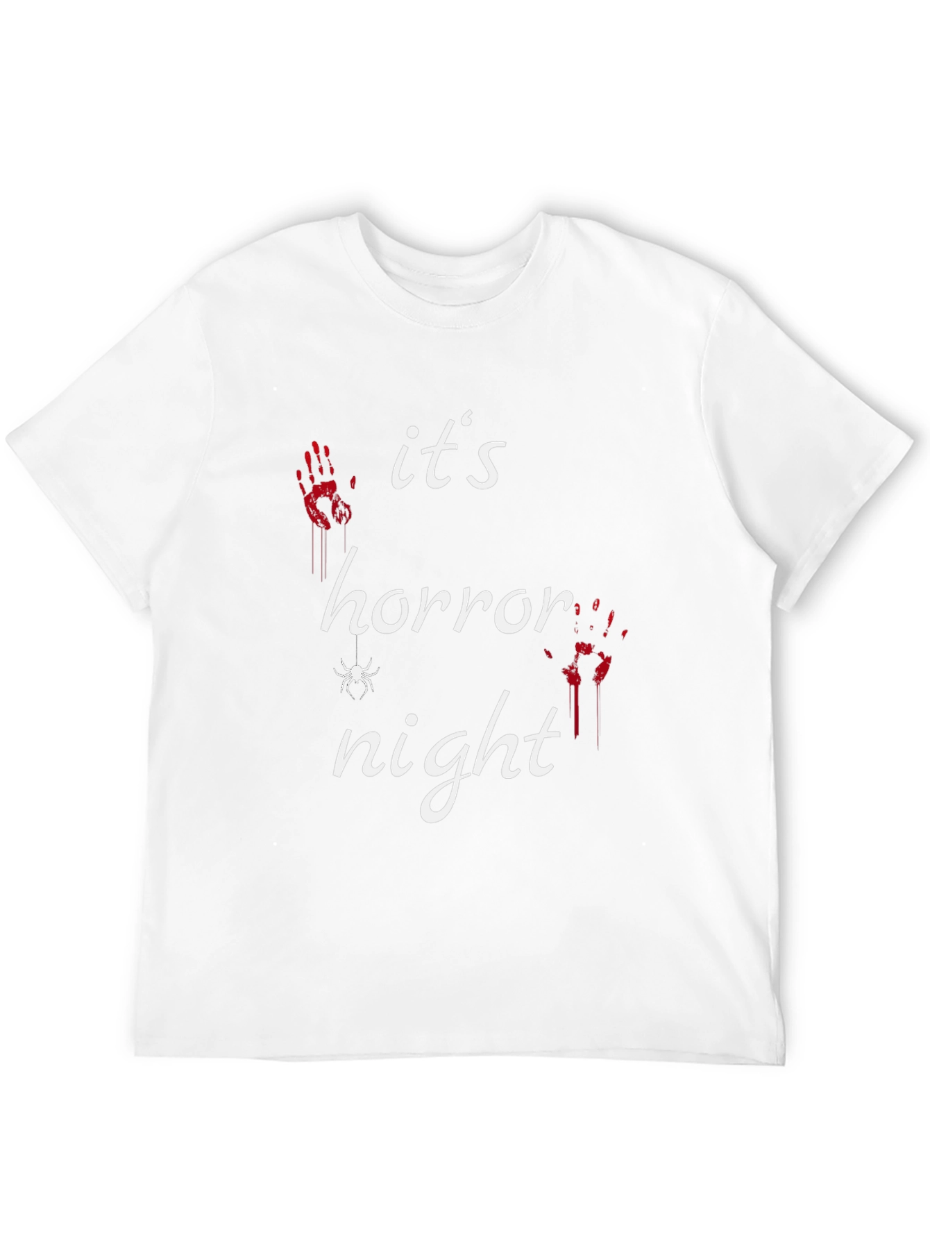 Black It's Horror Night Black T-Shirt view 12