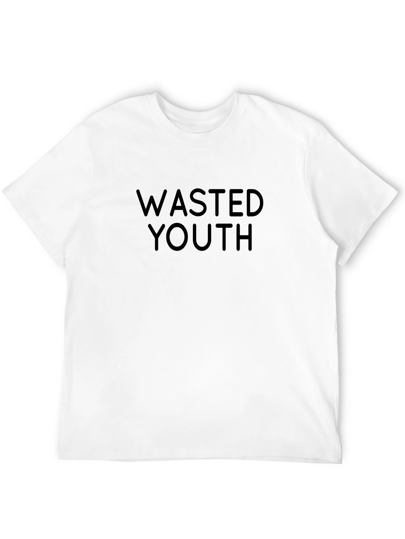 Black Wasted Youth Graphic Tee - Black Cotton Casual Shirt view 12