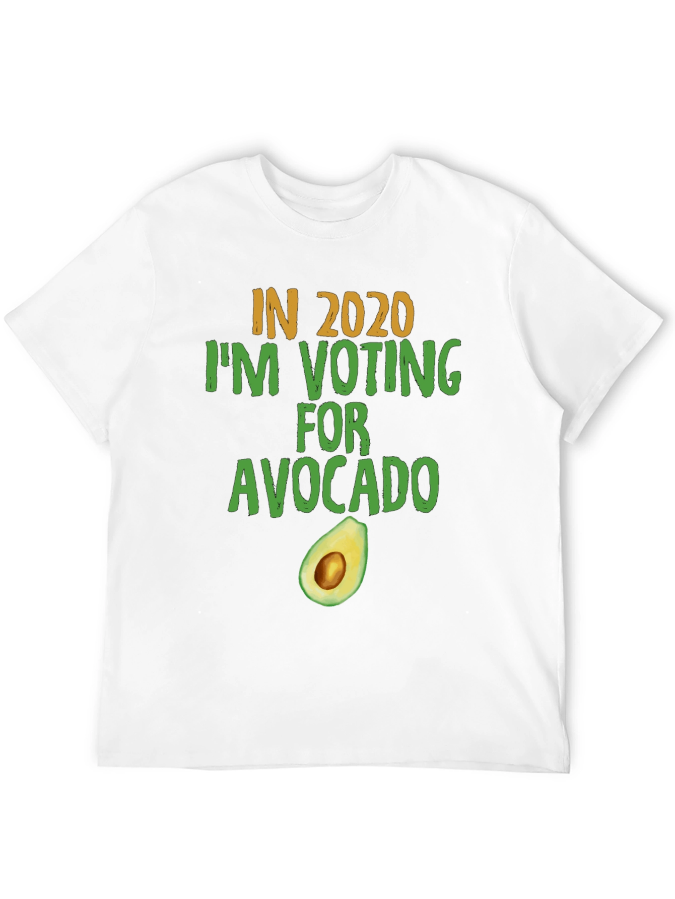 Black Avocado Voting Tee - 2020 Election Humor view 12
