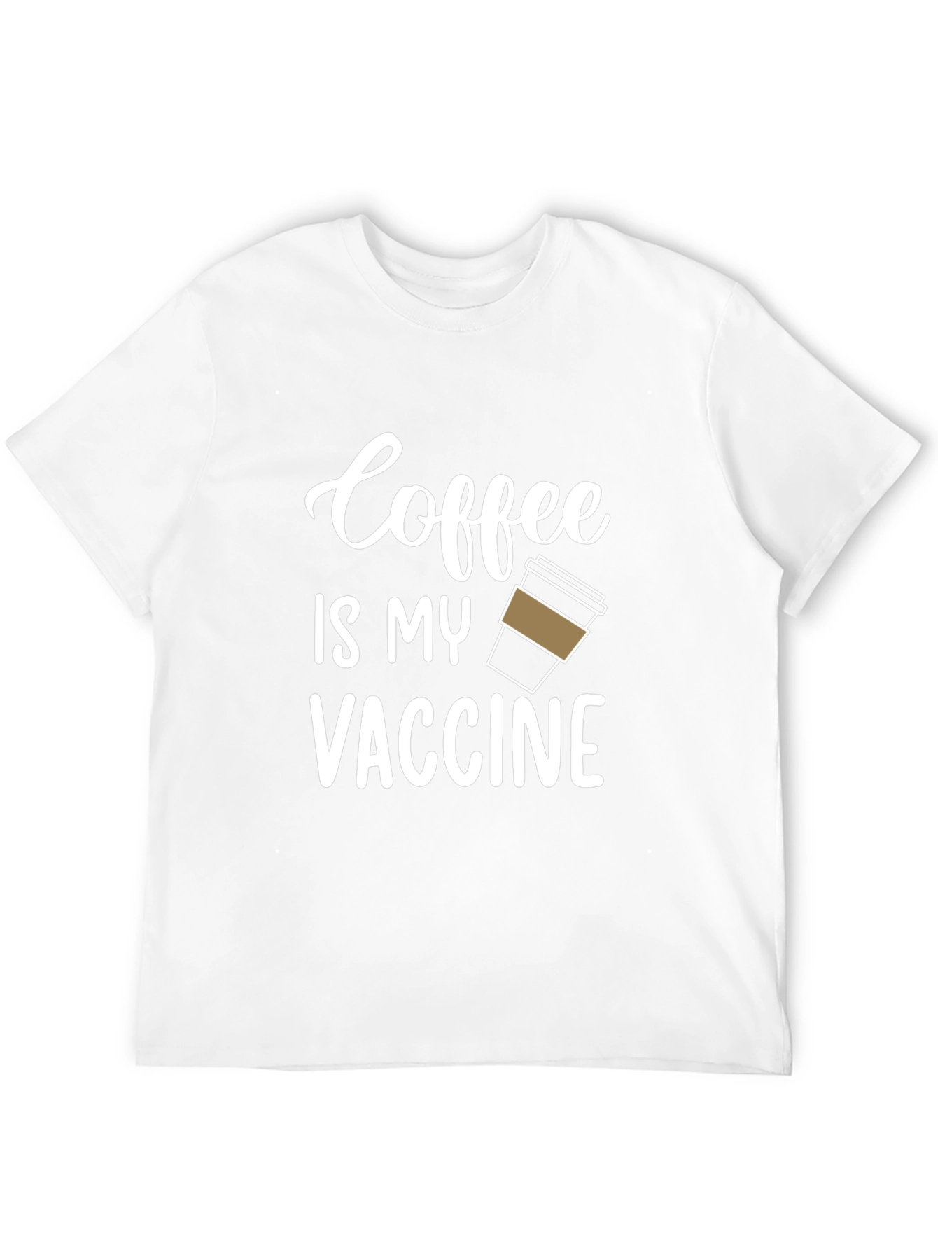 Black Coffee is My Vaccine T-Shirt - Funny Graphic Tee view 12