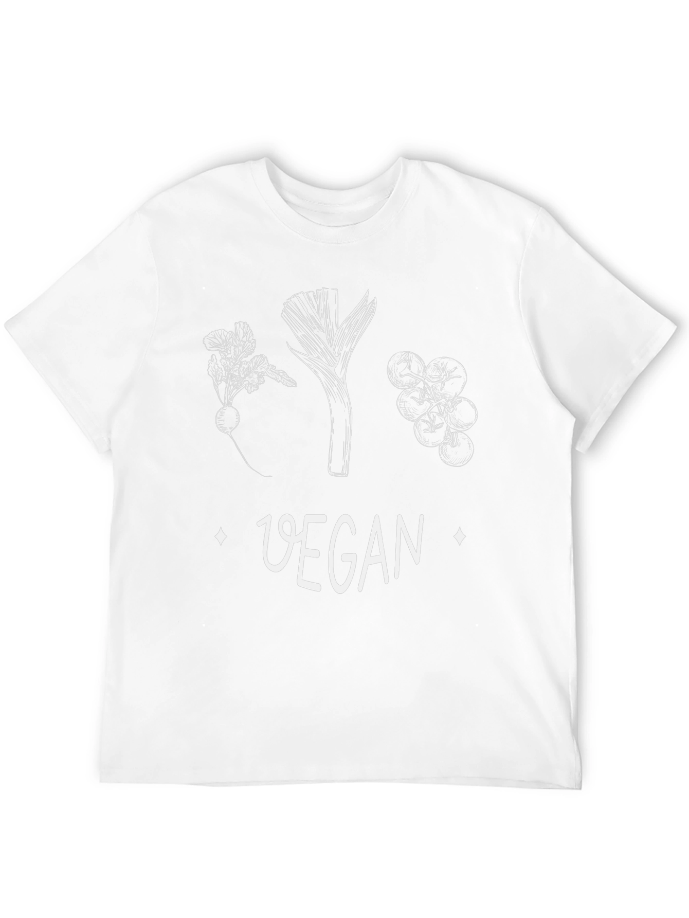 Black Vegan Graphic Tee - Black Cotton view 12