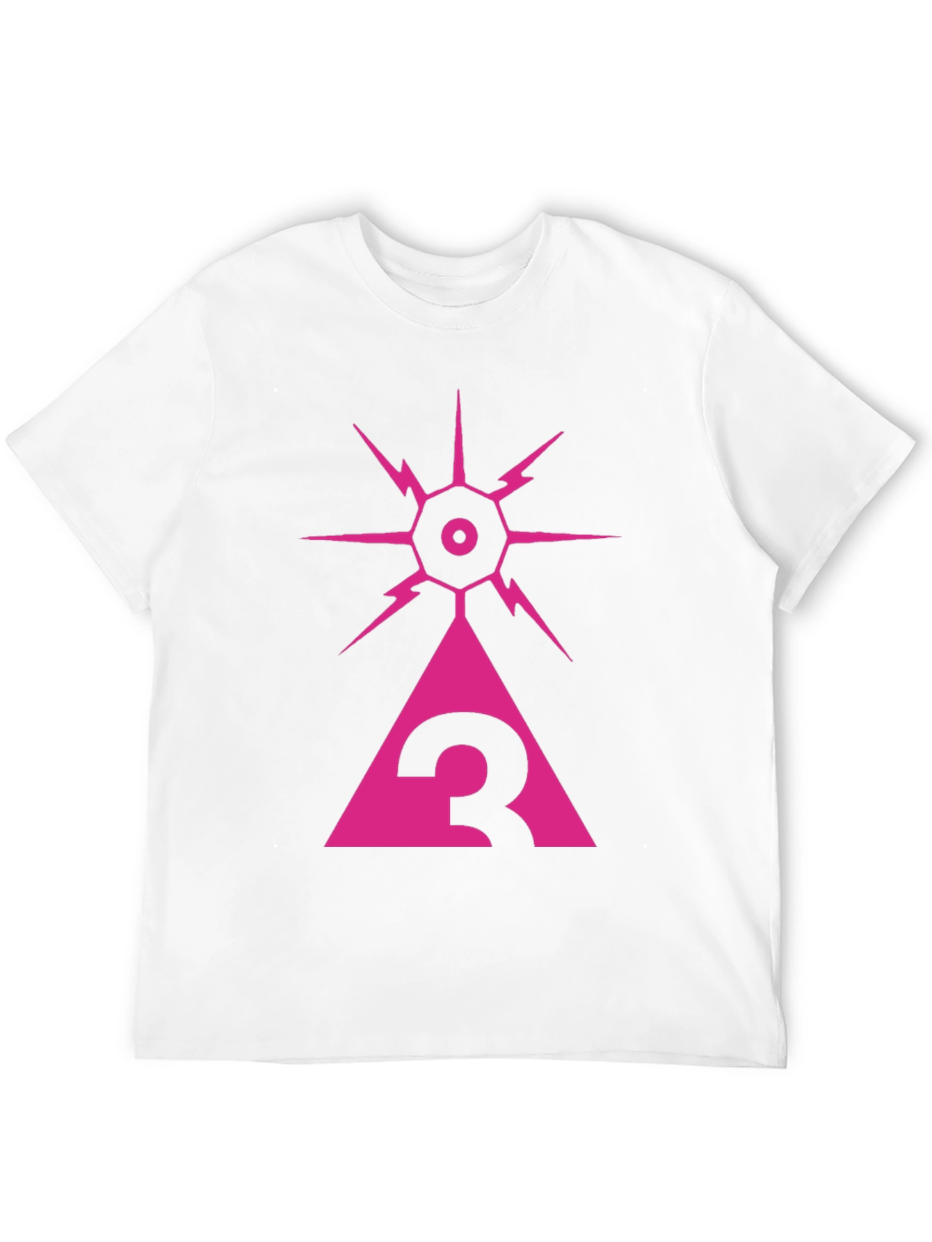 Black Eye of Providence Triangle Graphic Tee - Black view 12