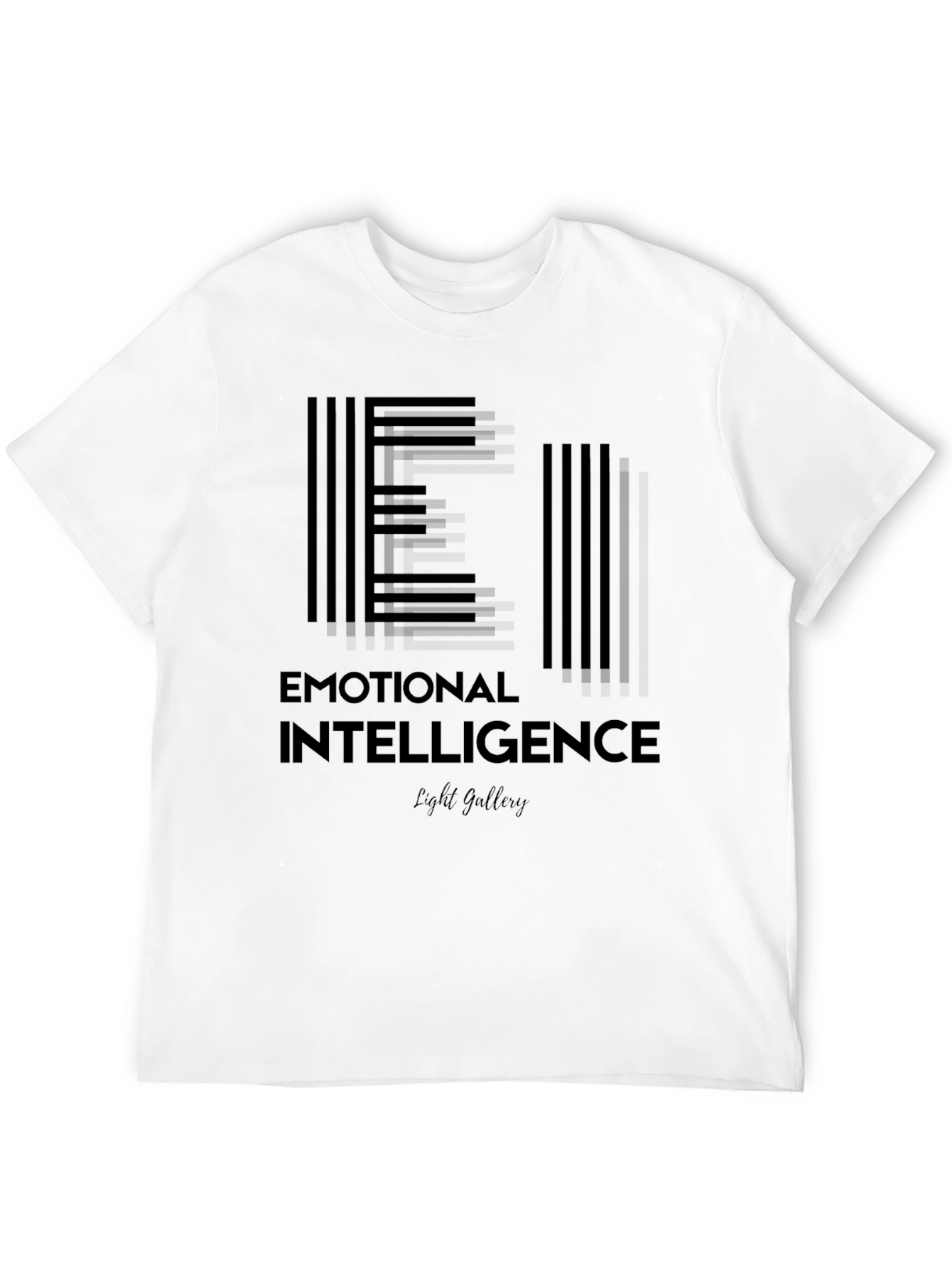 Black Emotional Intelligence T-Shirt - Modern Design view 12