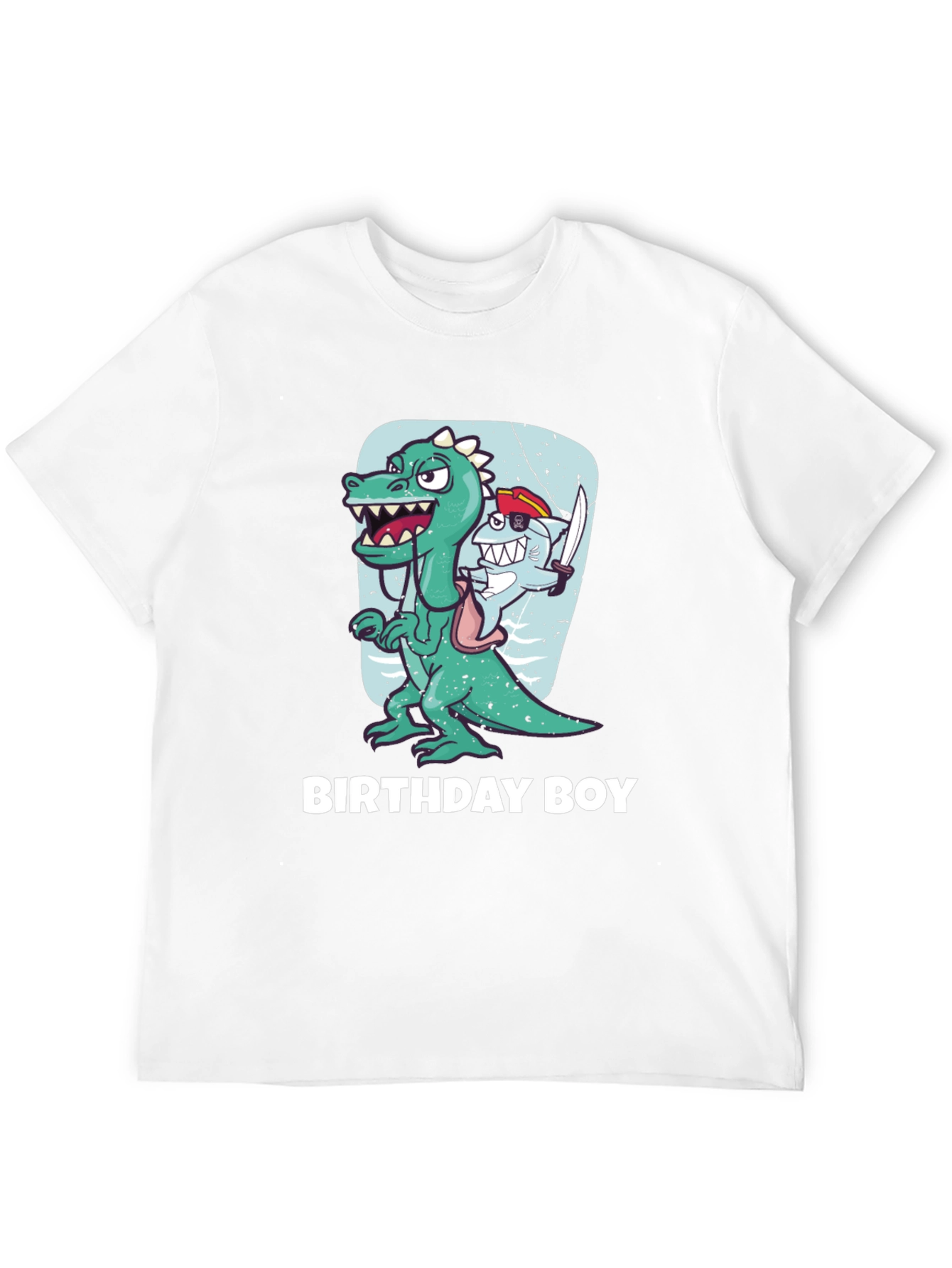 Black Birthday Boy Dinosaur T-Shirt view 12