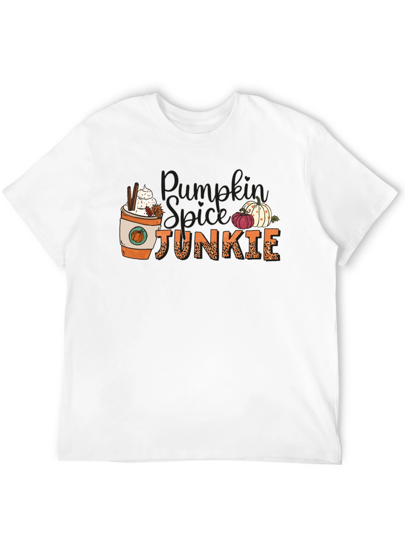 Black Pumpkin Spice Junkie Black Tee view 12
