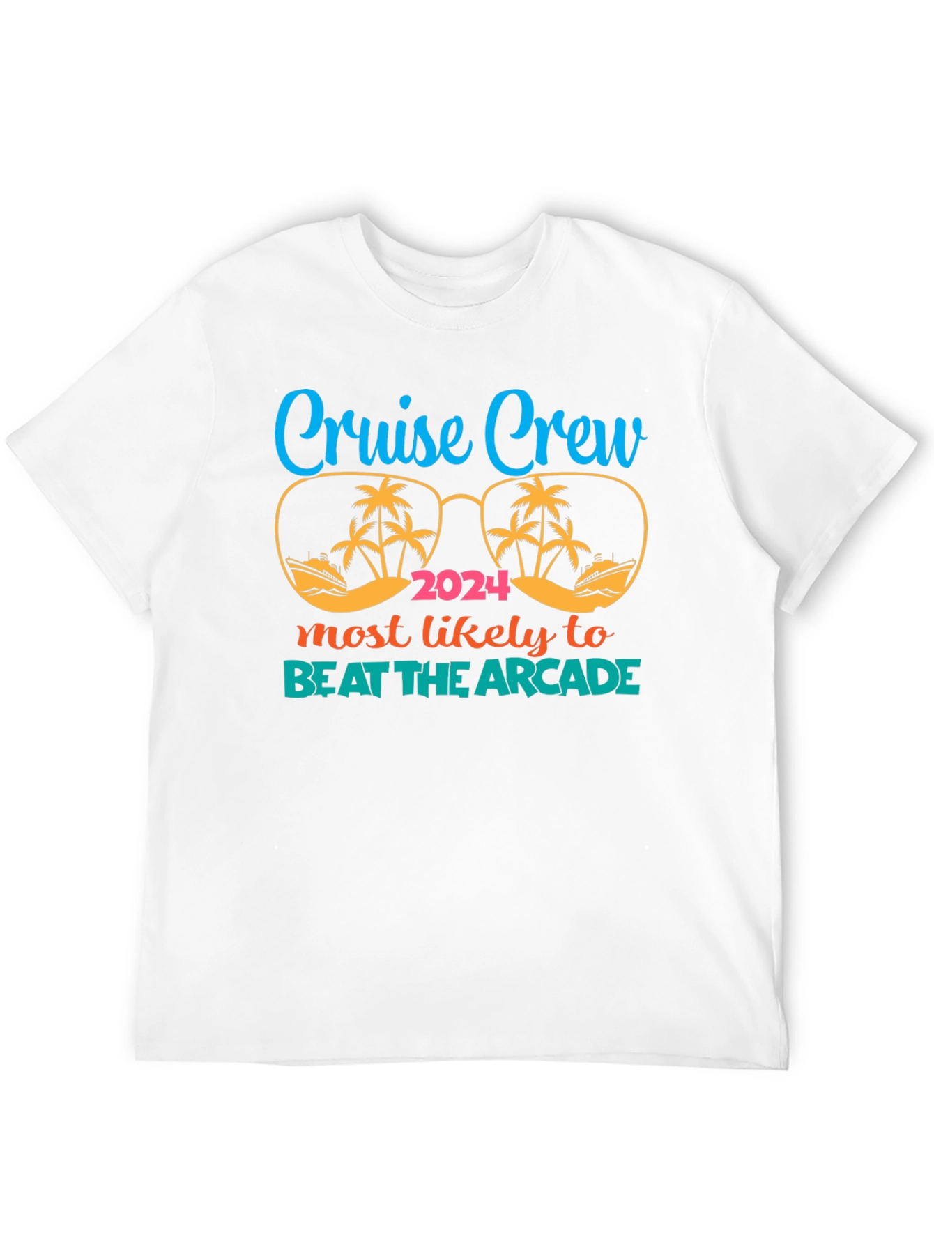 Black Cruise Crew 2024 Arcade T-Shirt view 12