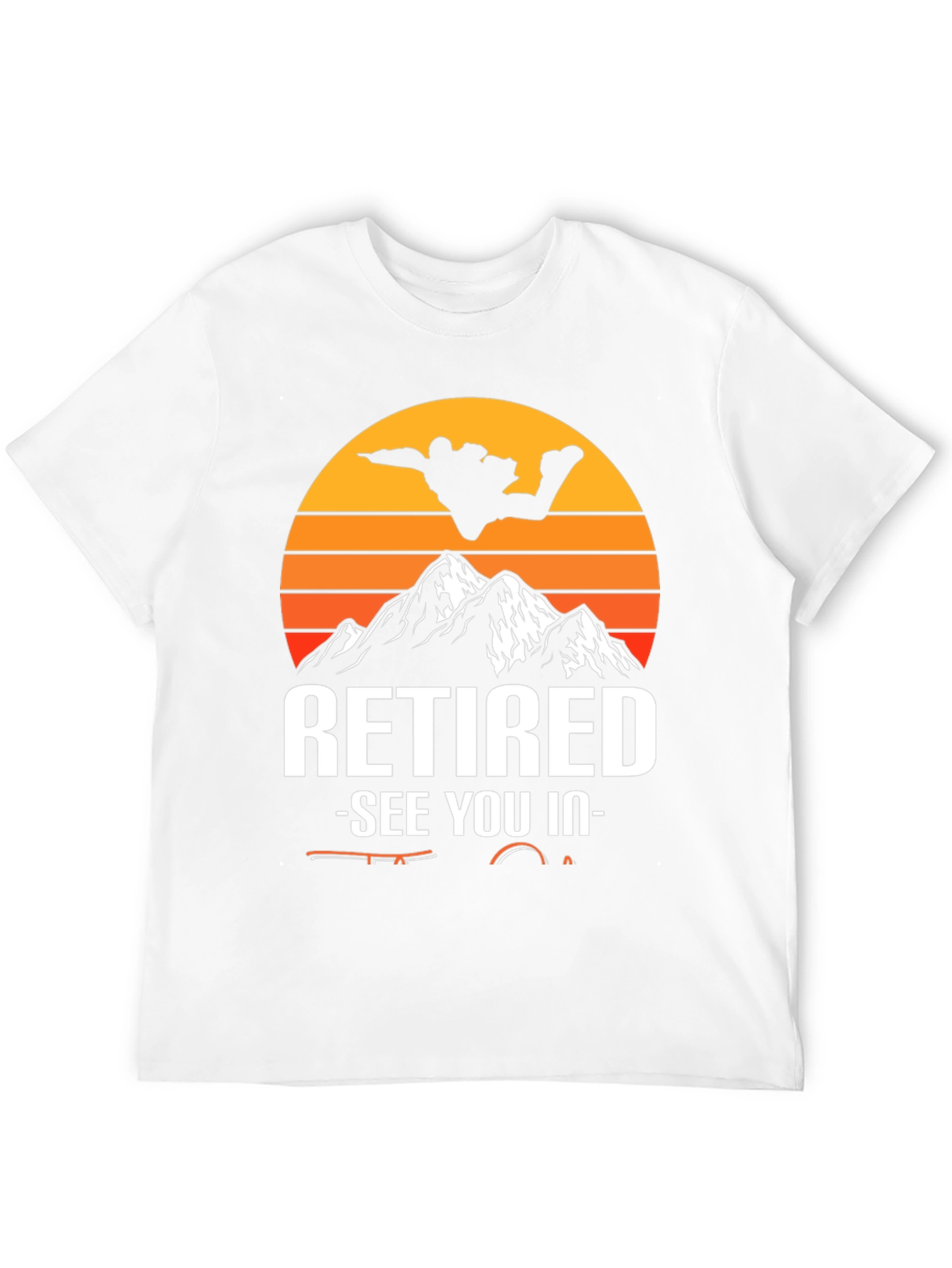 Black Retired Fishing Graphic T-Shirt view 12