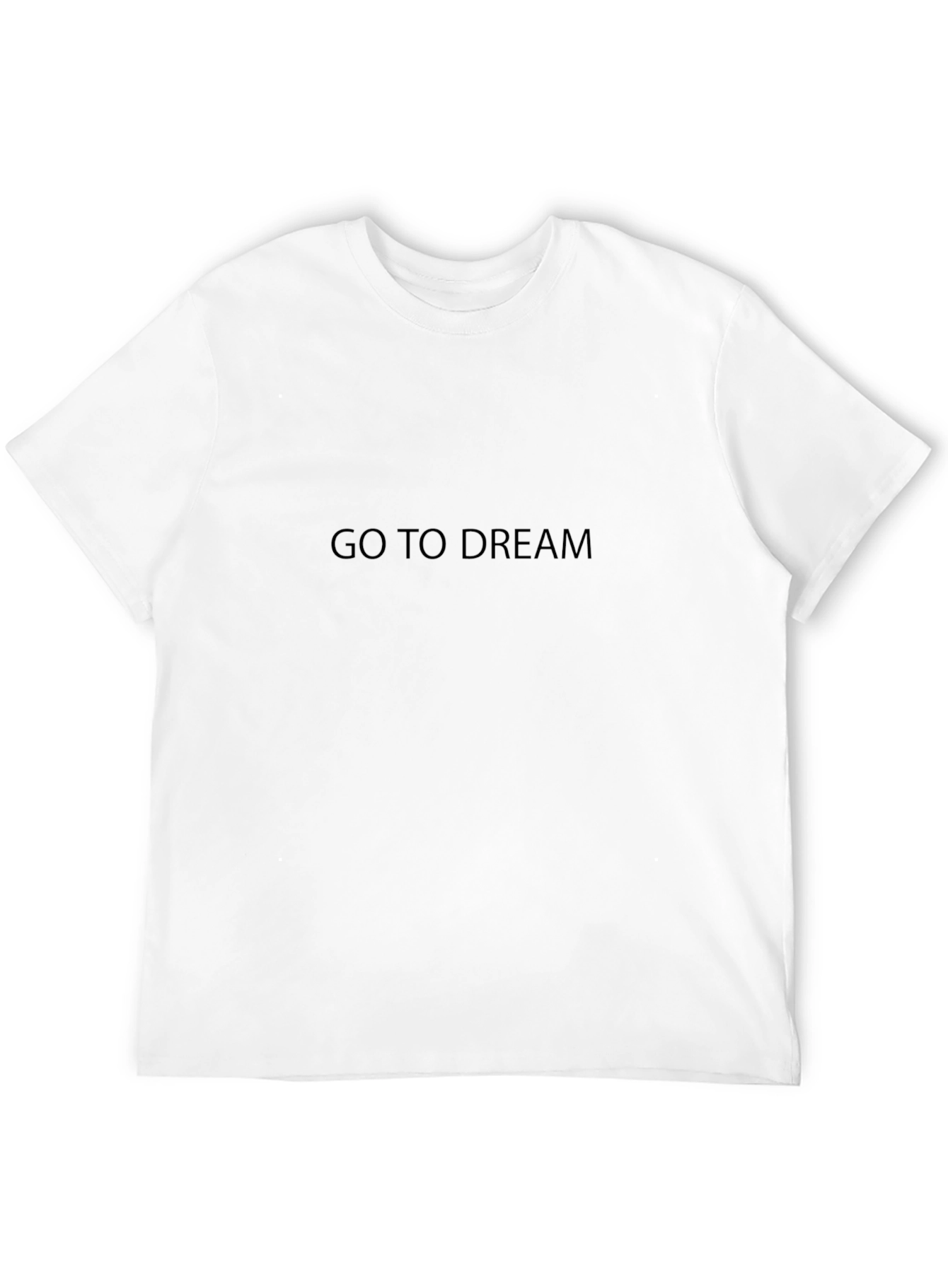Black Go To Dream Black T-Shirt view 12