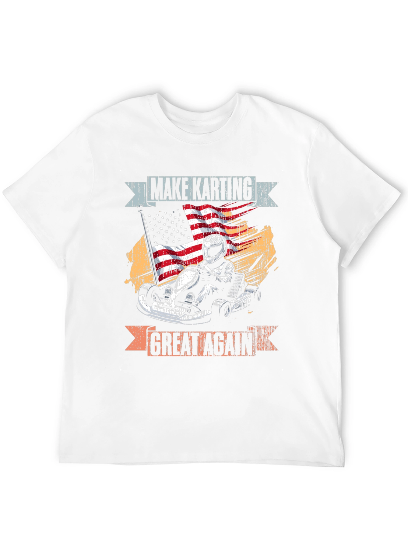 Black Make Karting Great Again Graphic Tee view 12